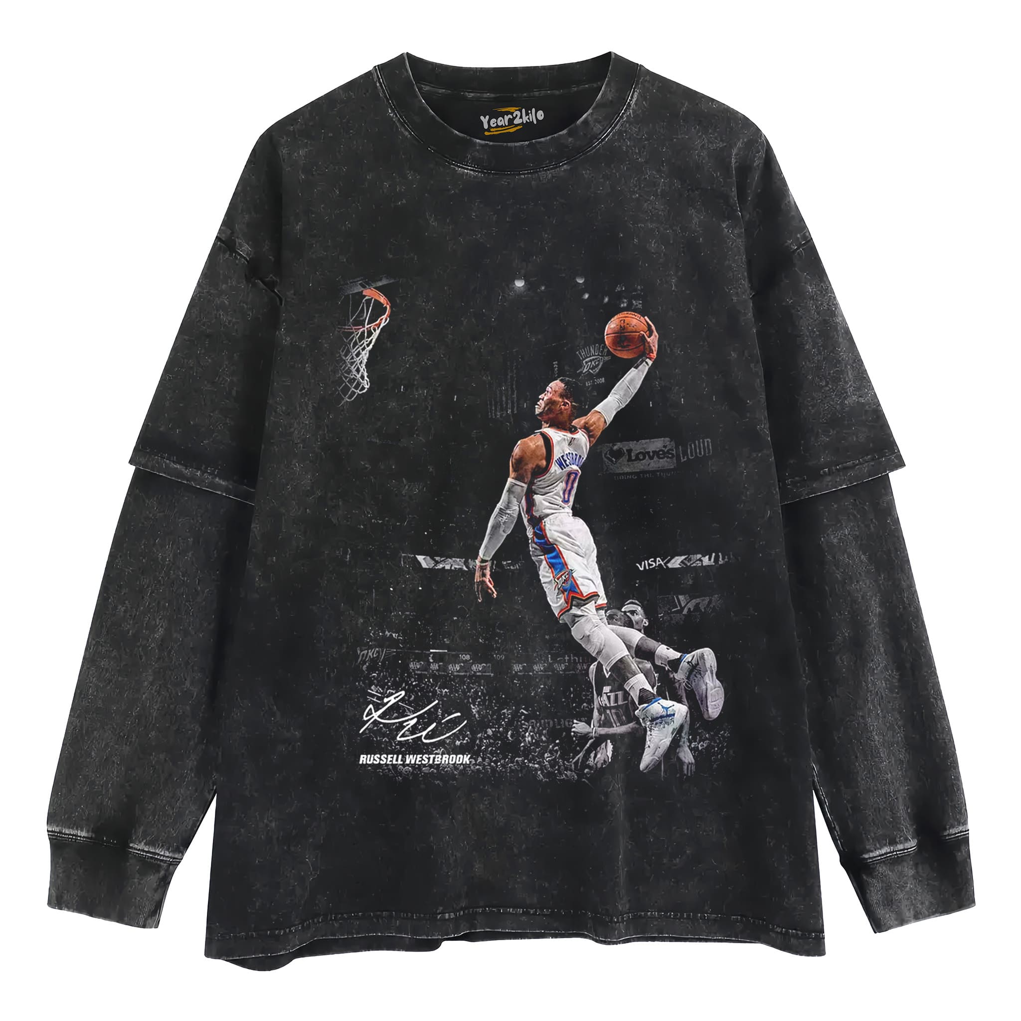 RUSSELL WESTBROOK V5 TANK TOP & TEE & LONG SLEEVE & LAYERED LS & HOODIE