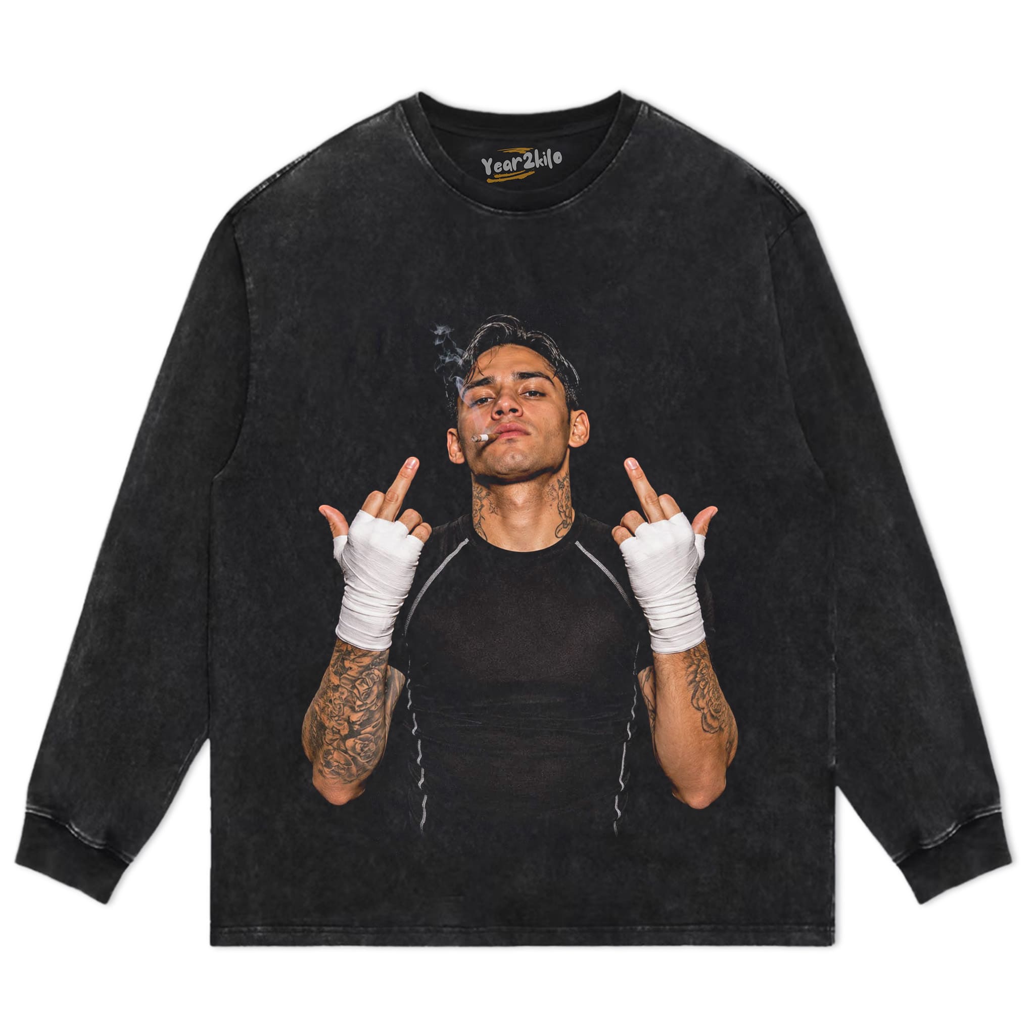 RYAN GARCIA - MIDDLE FINGER V2 TANK TOP & TEE & LONG SLEEVE & LAYERED LS & HOODIE