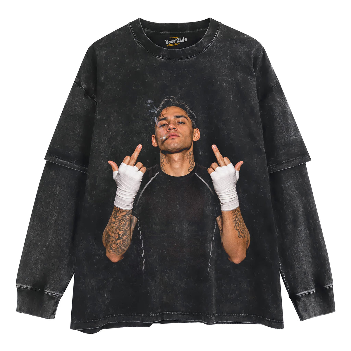 RYAN GARCIA - MIDDLE FINGER V2 TANK TOP & TEE & LONG SLEEVE & LAYERED LS & HOODIE