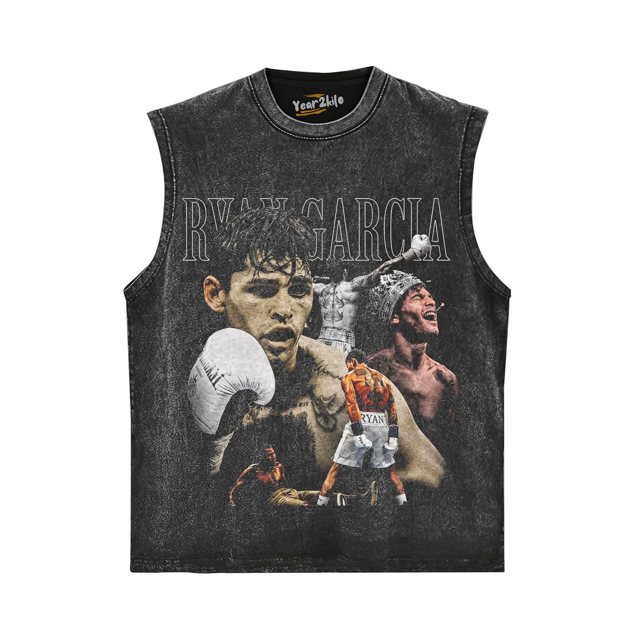 RYAN GARCIA VINTAGE BOXING V2 TANK TOP & TEE & LONG SLEEVE & LAYERED LS & HOODIE