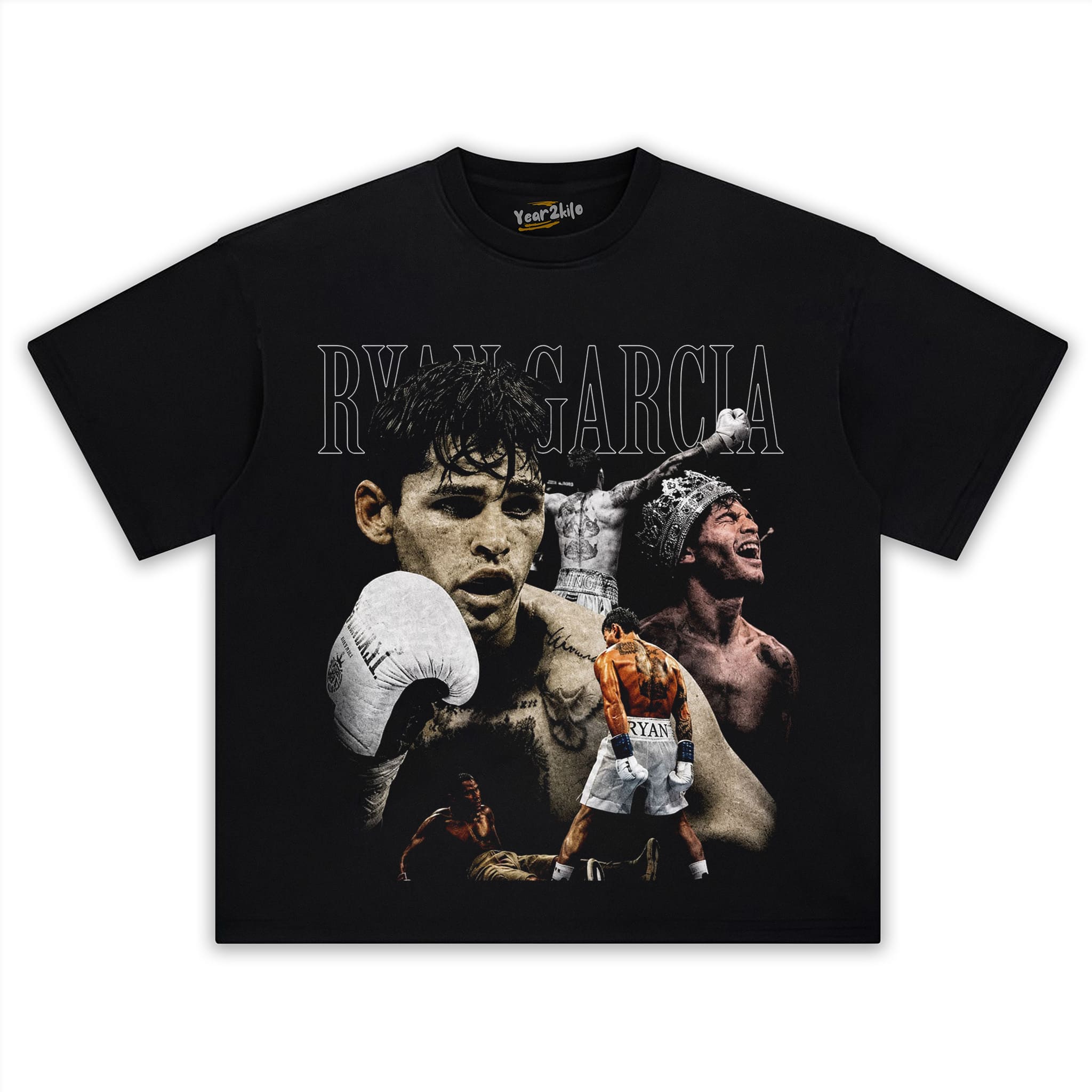 RYAN GARCIA VINTAGE BOXING V2 TANK TOP & TEE & LONG SLEEVE & LAYERED LS & HOODIE