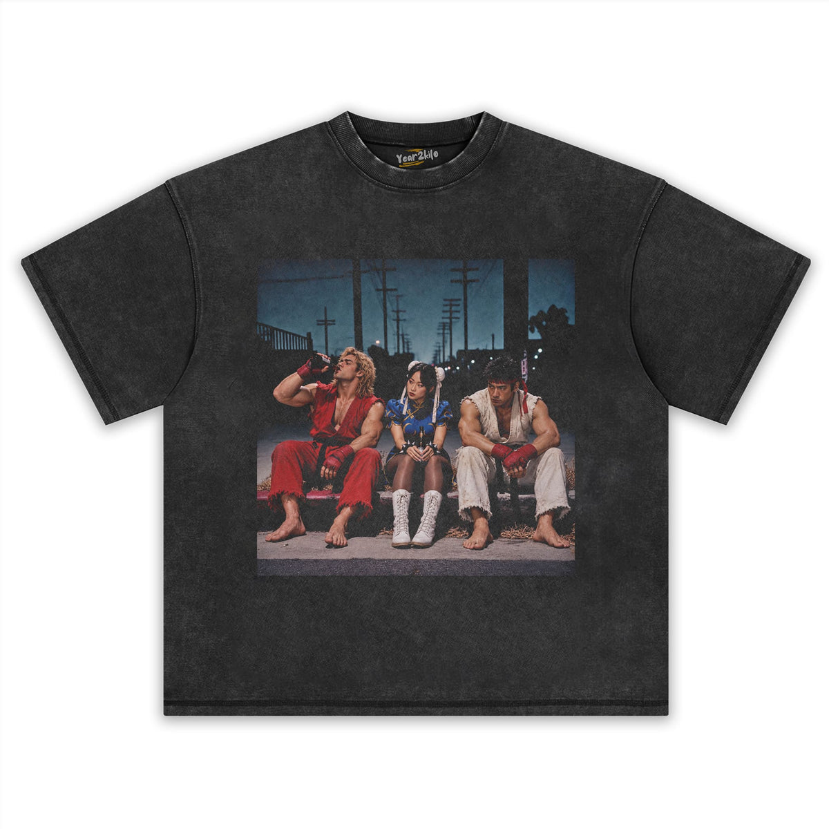 RYU& KEN & CHUN-LI V4 TANK TOP & TEE & LONG SLEEVE & LAYERED LS & HOODIE