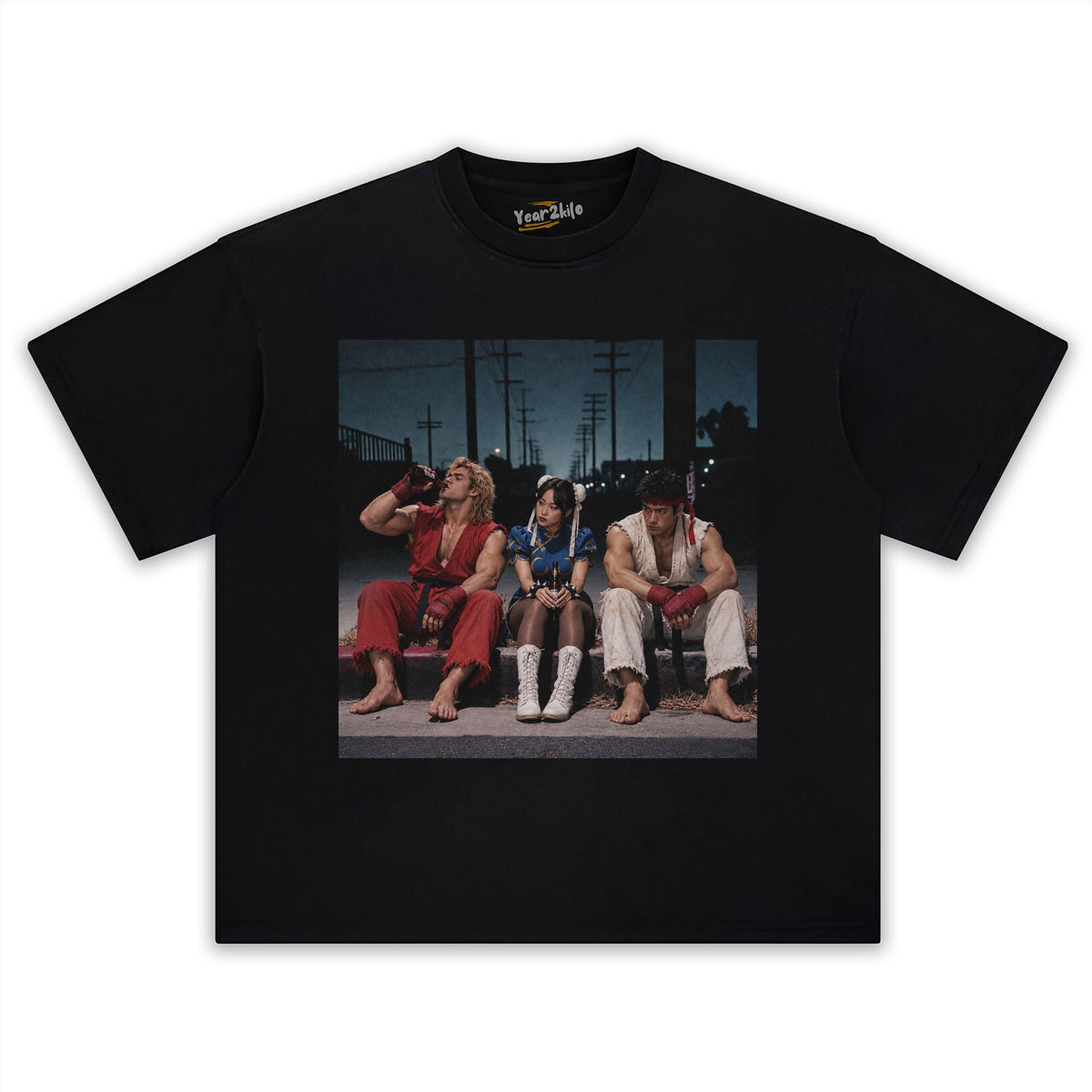 RYU& KEN & CHUN-LI V4 TANK TOP & TEE & LONG SLEEVE & LAYERED LS & HOODIE