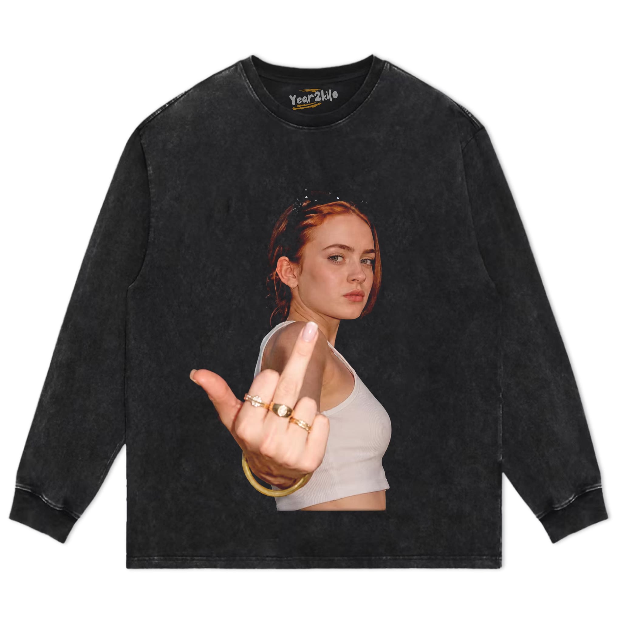 SADIE SINK TANK TOP & TEE & LONG SLEEVE & LAYERED LS & HOODIE
