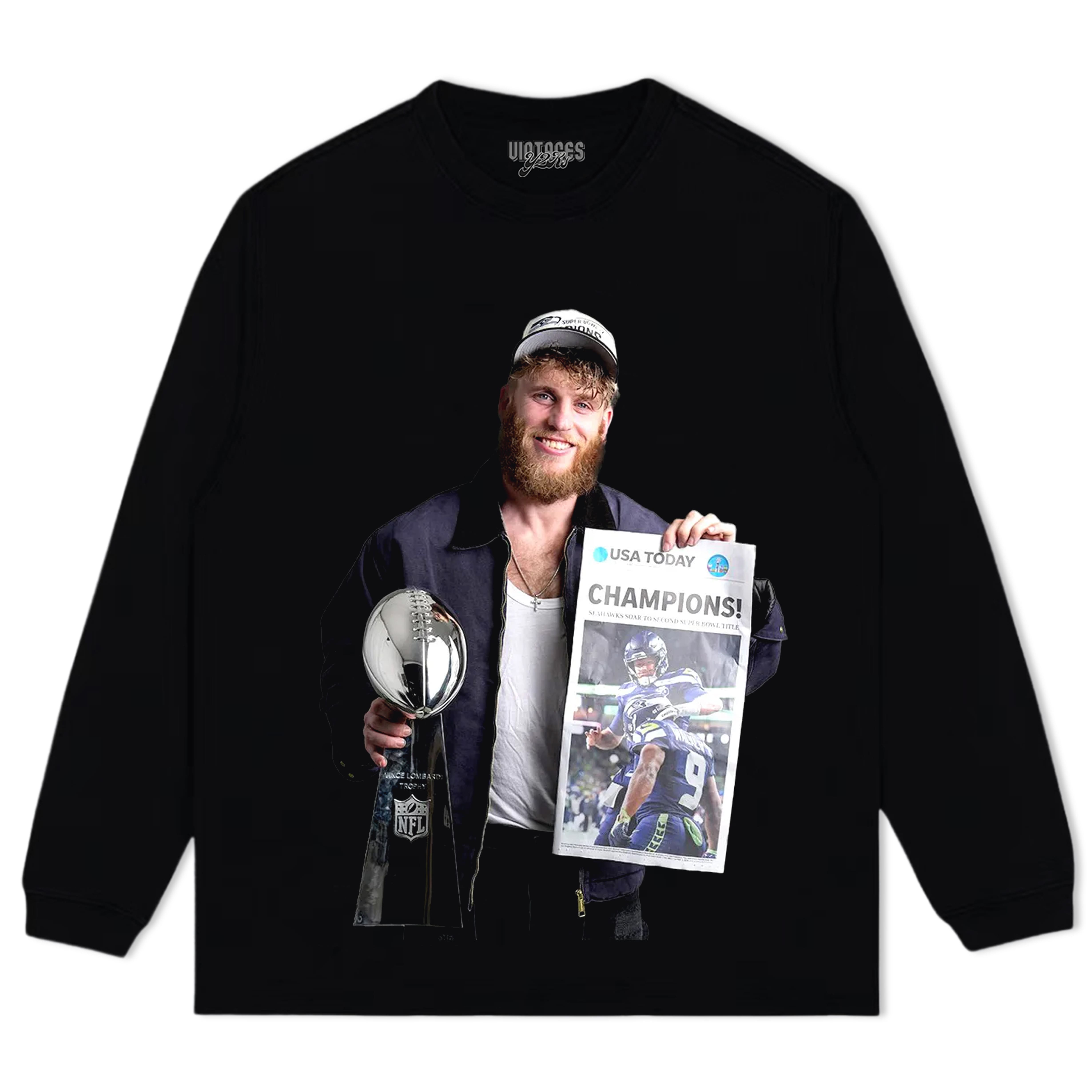 SAM DARNOLD - SUPER BOWL LX CHAMPION TEE & LS & HOODIE