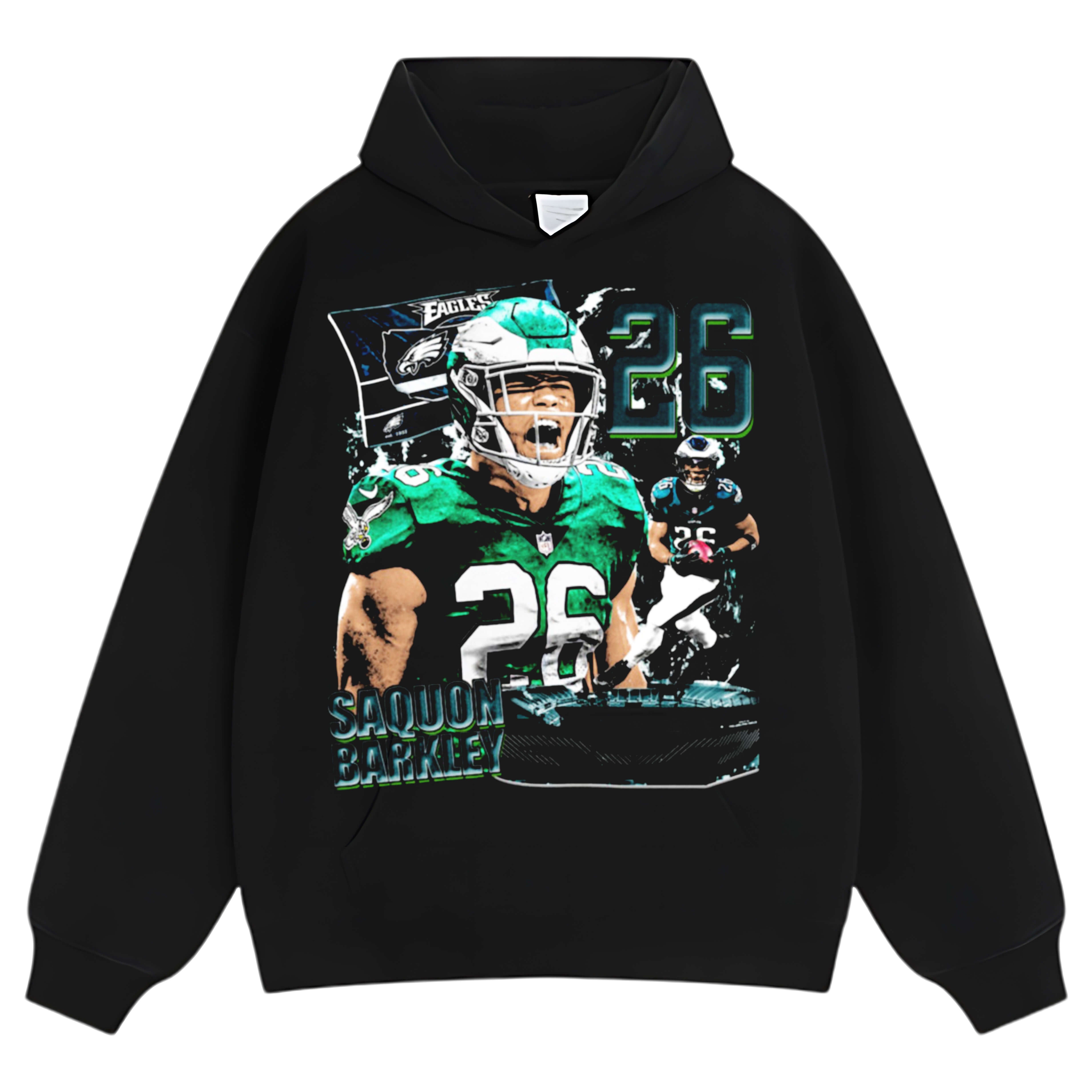 SAQUON BARKLEY VINTAGE V2 TEE & LS & HOODIE