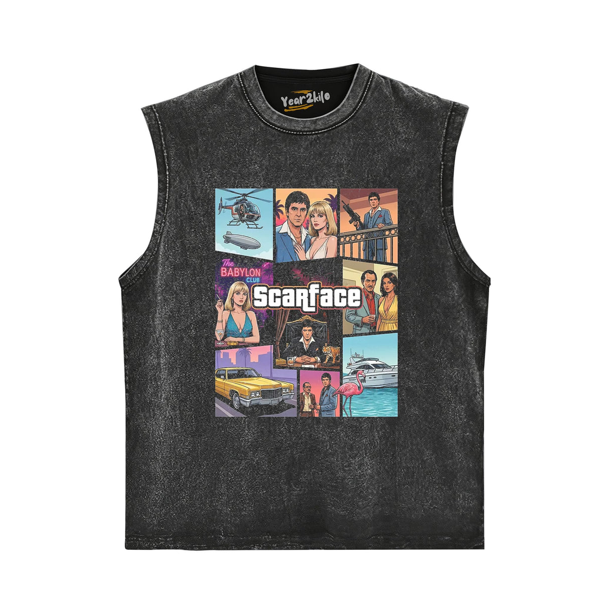 SCARFACE TANK TOP & TEE & LONG SLEEVE & LAYERED LS & HOODIE