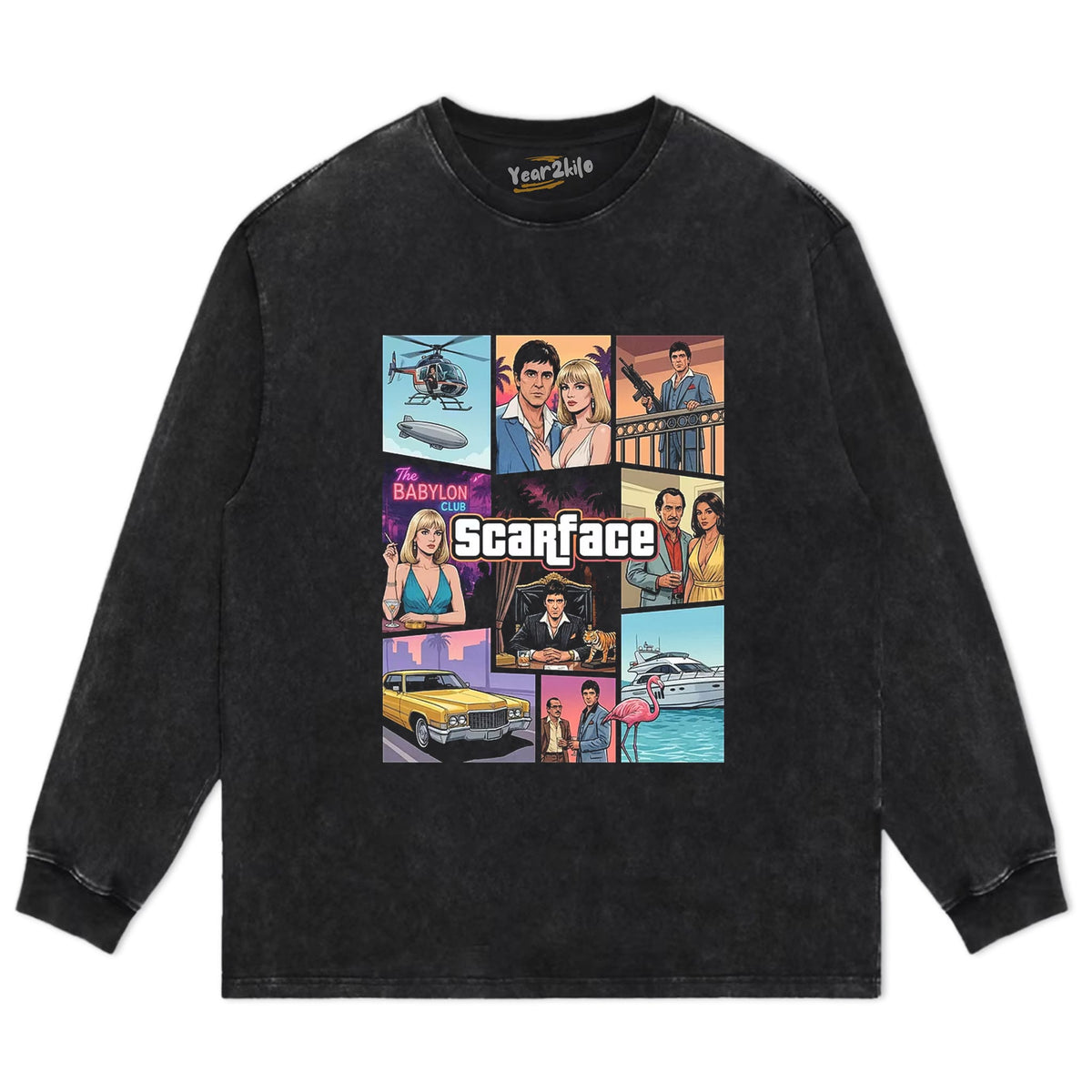 SCARFACE TANK TOP & TEE & LONG SLEEVE & LAYERED LS & HOODIE