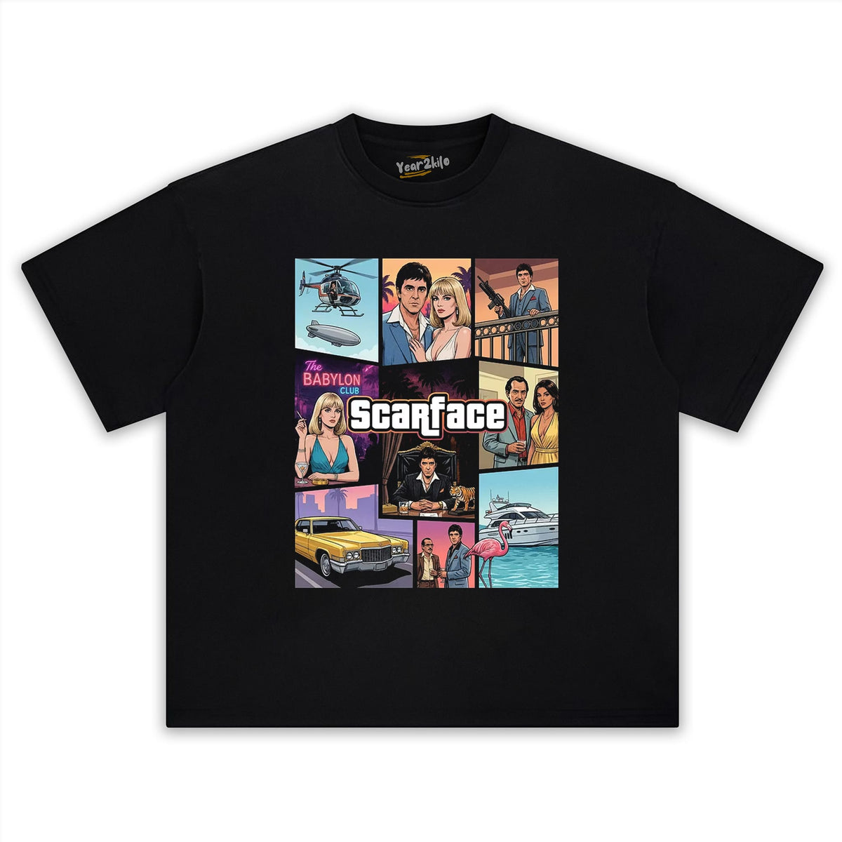 SCARFACE TANK TOP & TEE & LONG SLEEVE & LAYERED LS & HOODIE