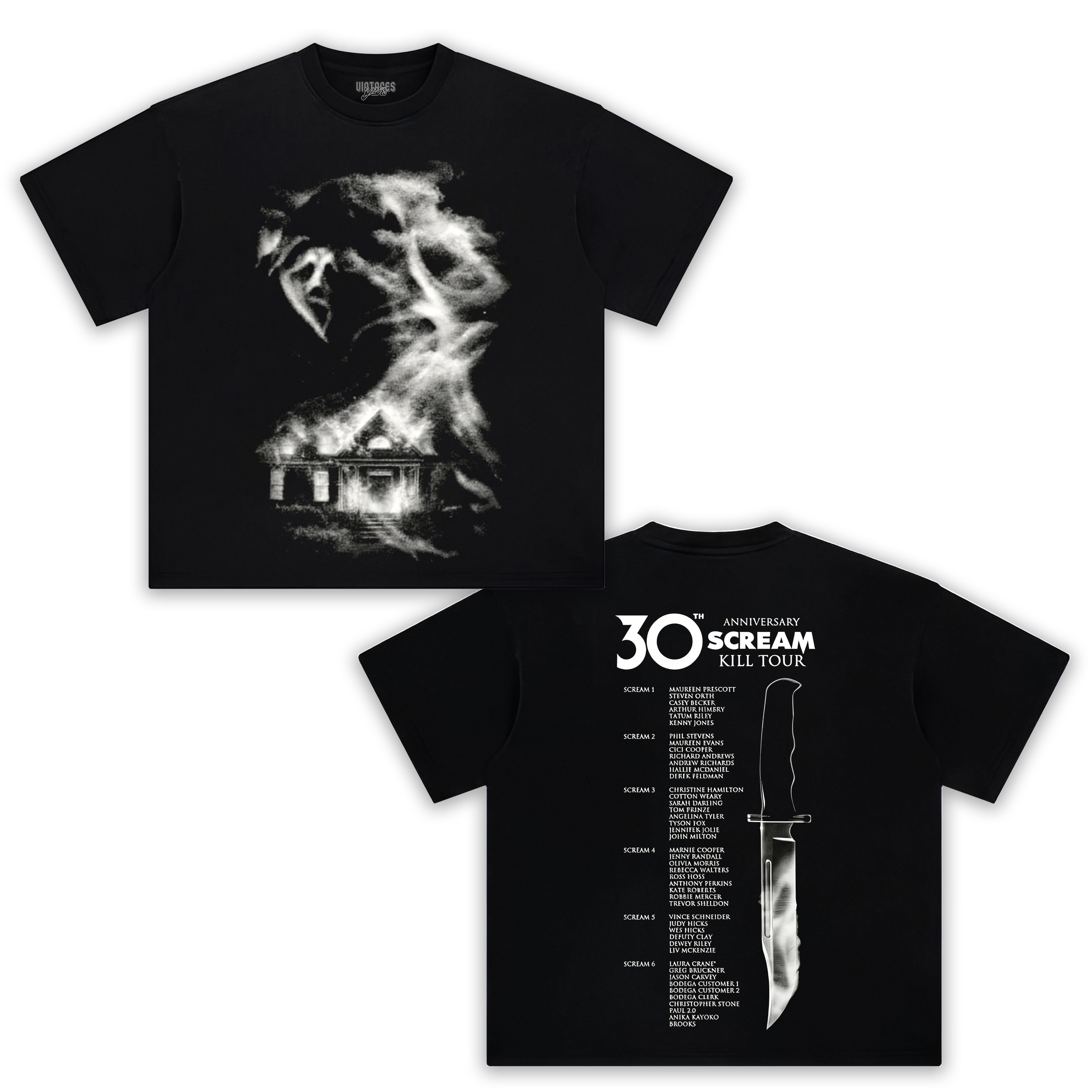 SCREAM 30TH ANNIVERSARY KILL TOUR TEE