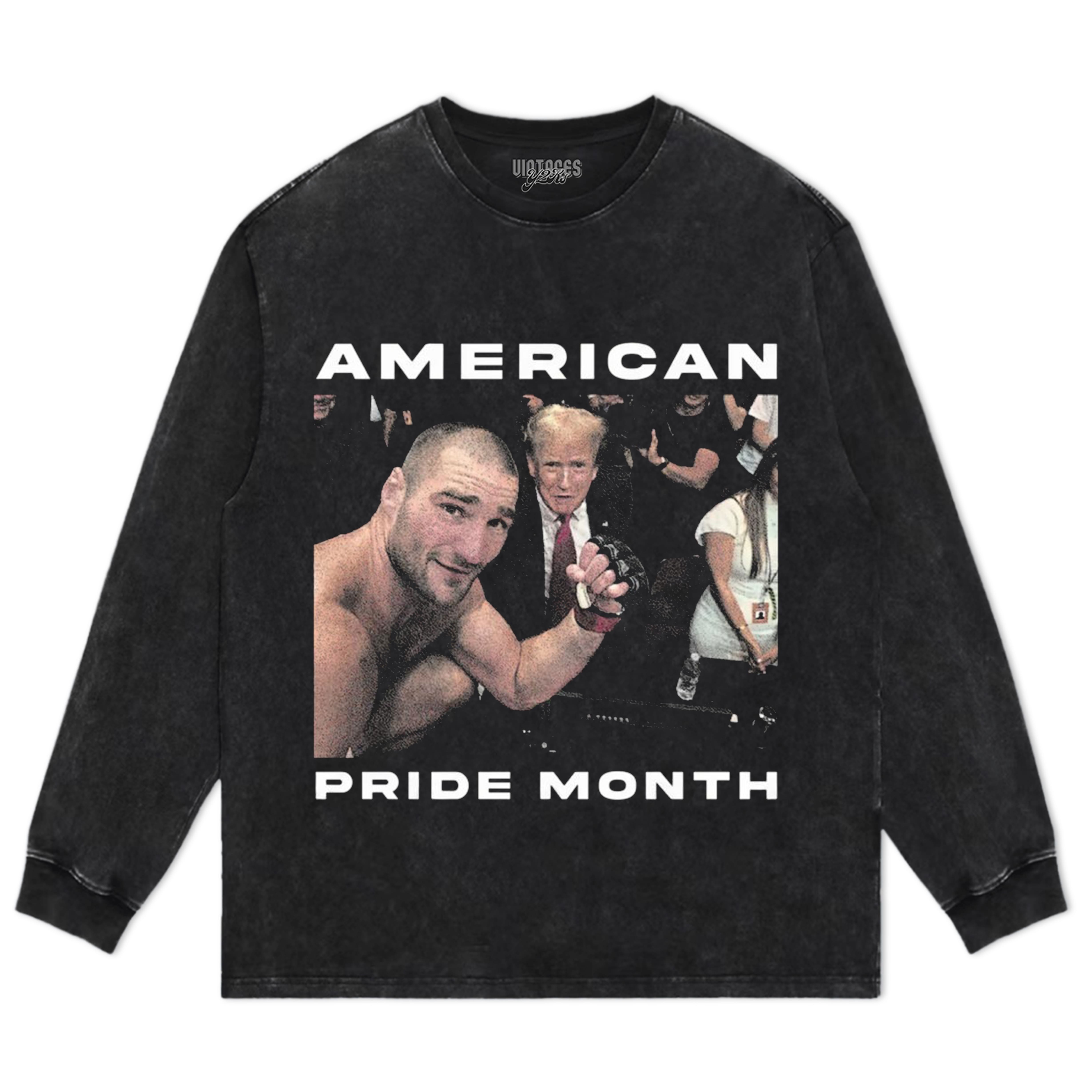 SEAN STRICKLAND AMERICAN PRIDE MONTH TANK TOP & TEE & LONG SLEEVE & LAYERED LS & HOODIE