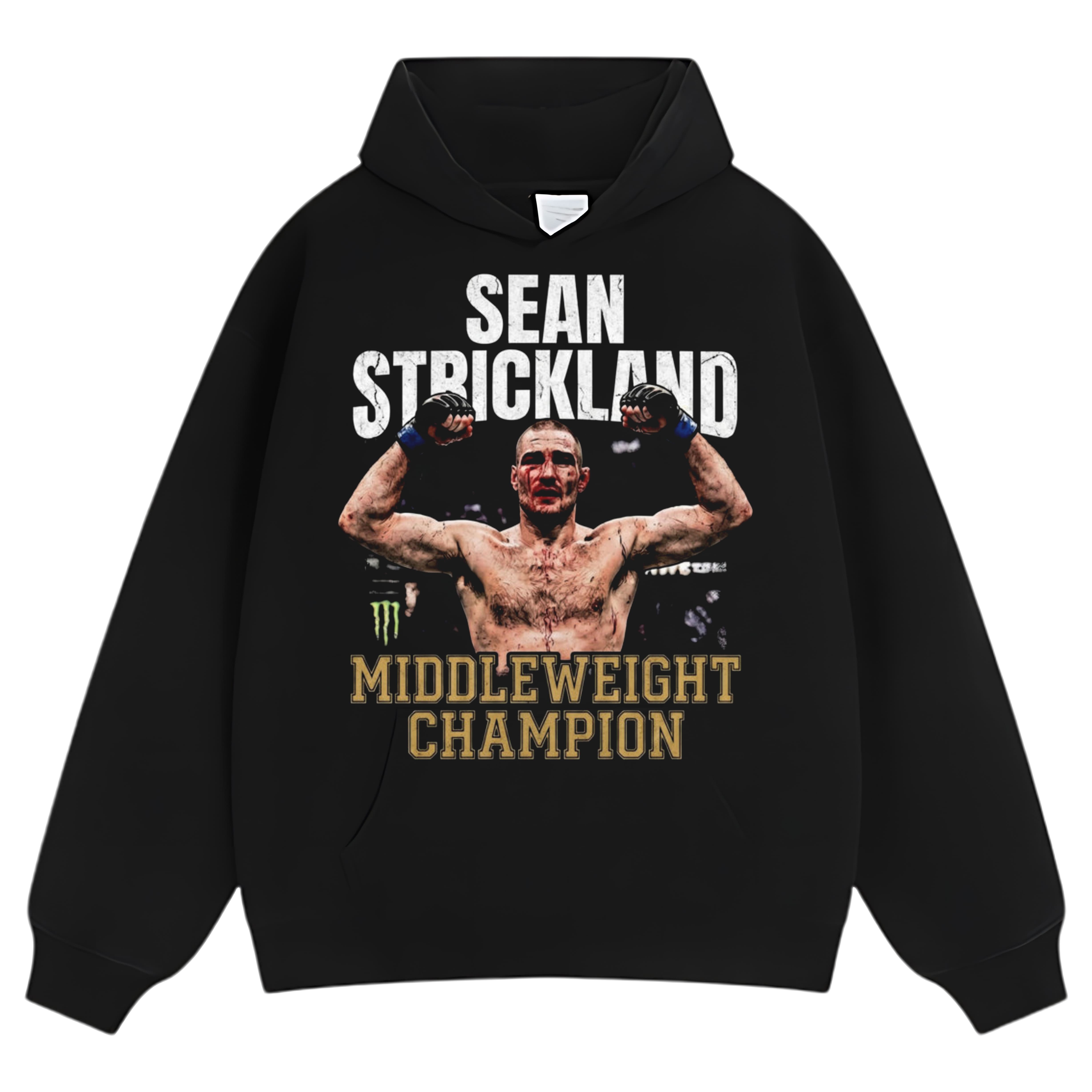 SEAN STRICKLAND MIDDLEWEIGHT CHAMPION TANK TOP & TEE & LONG SLEEVE & LAYERED LS & HOODIE