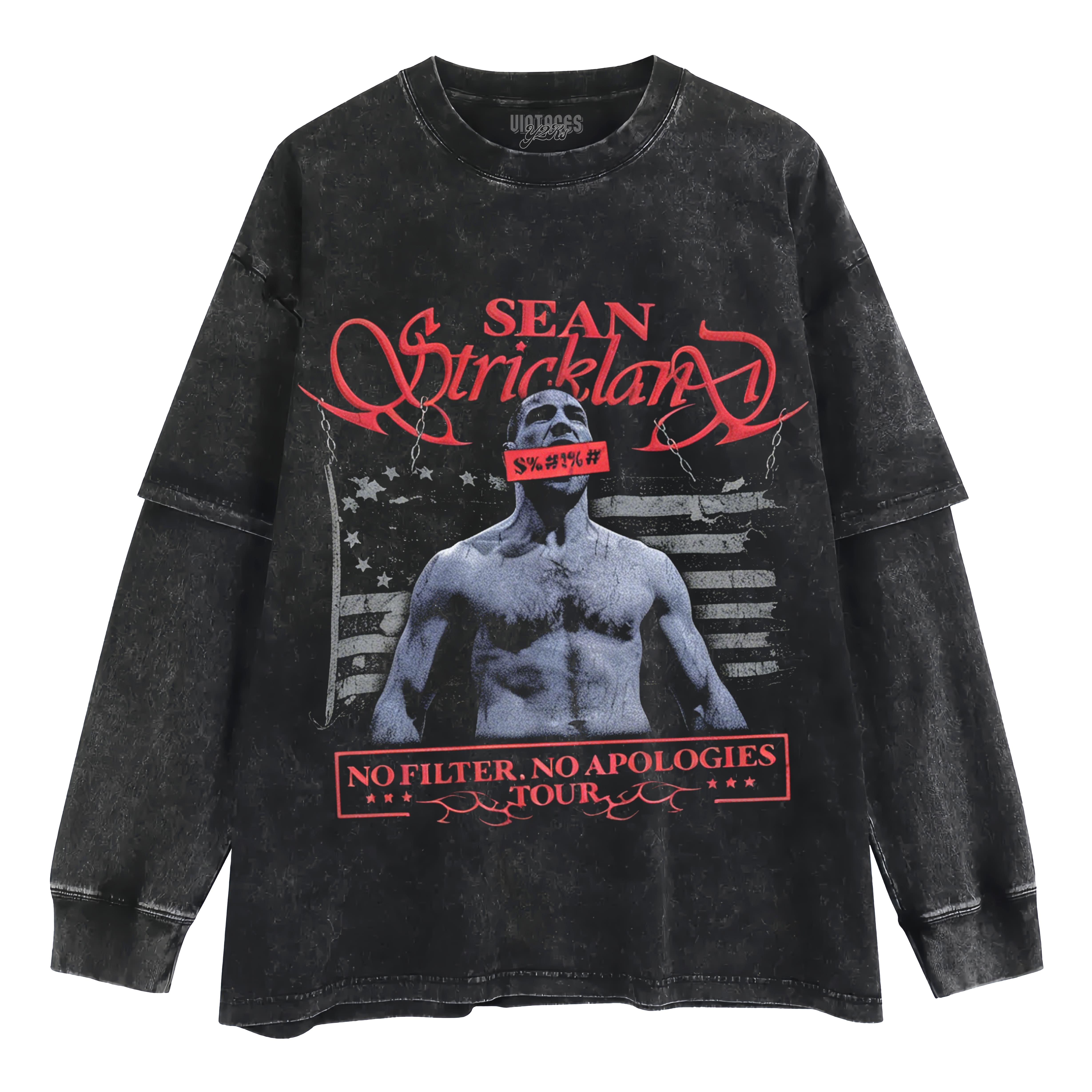 SEAN STRICKLAND NO FILTER TOUR TANK TOP & TEE & LONG SLEEVE & LAYERED LS & HOODIE