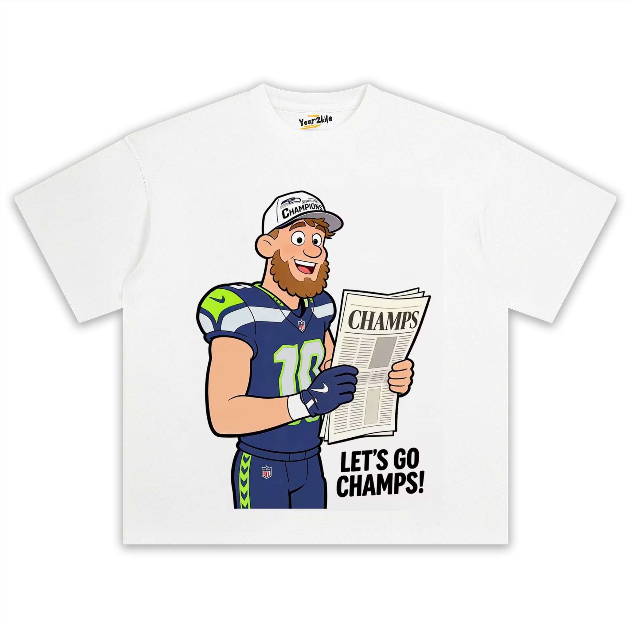 SEATTLE SEAHAWKS SUPER BOWL CHAMPIONS CYBORG GRAPHIC TANK TOP & TEE & LONG SLEEVE & LAYERED LS & HOODIE