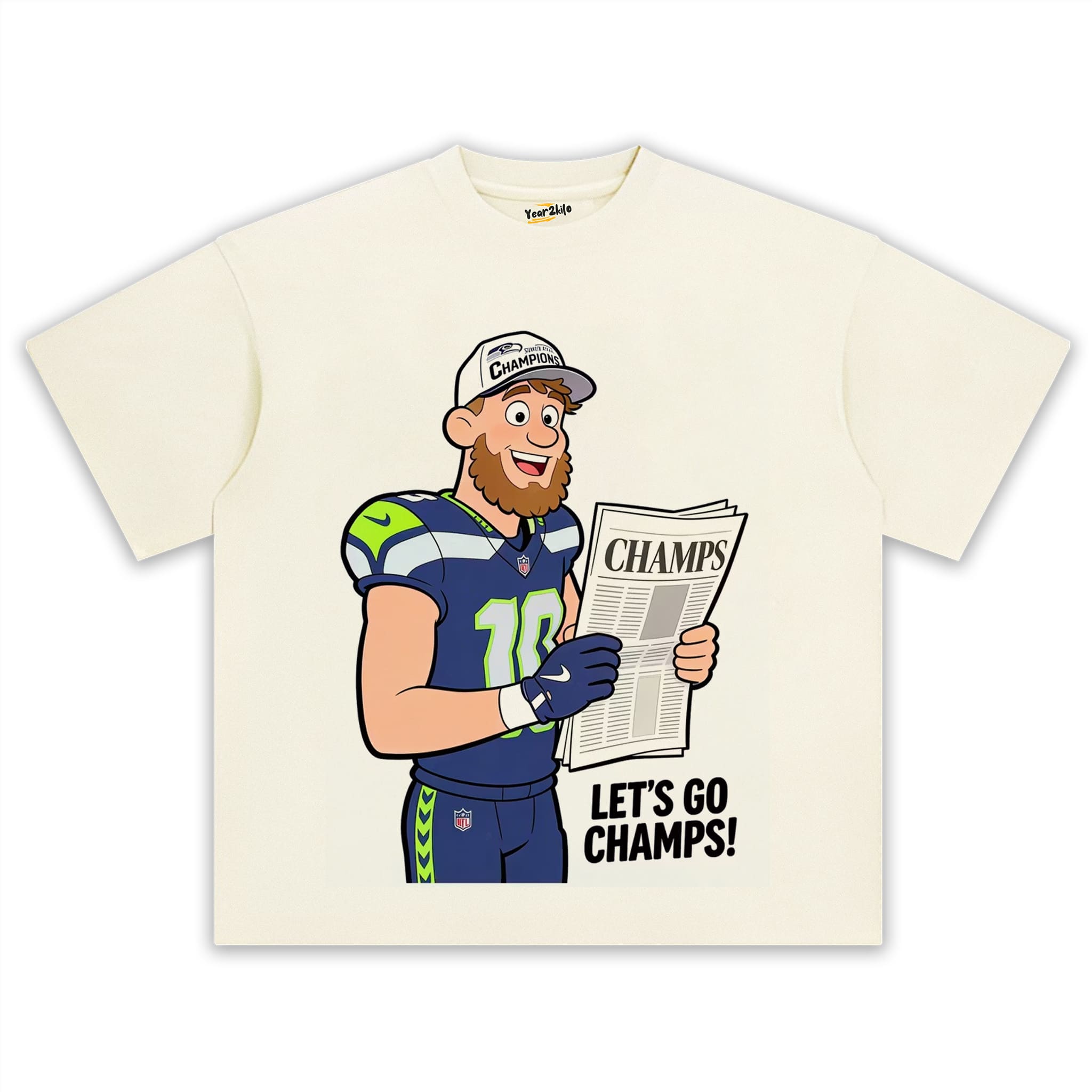 SEATTLE SEAHAWKS SUPER BOWL CHAMPIONS CYBORG GRAPHIC TANK TOP & TEE & LONG SLEEVE & LAYERED LS & HOODIE