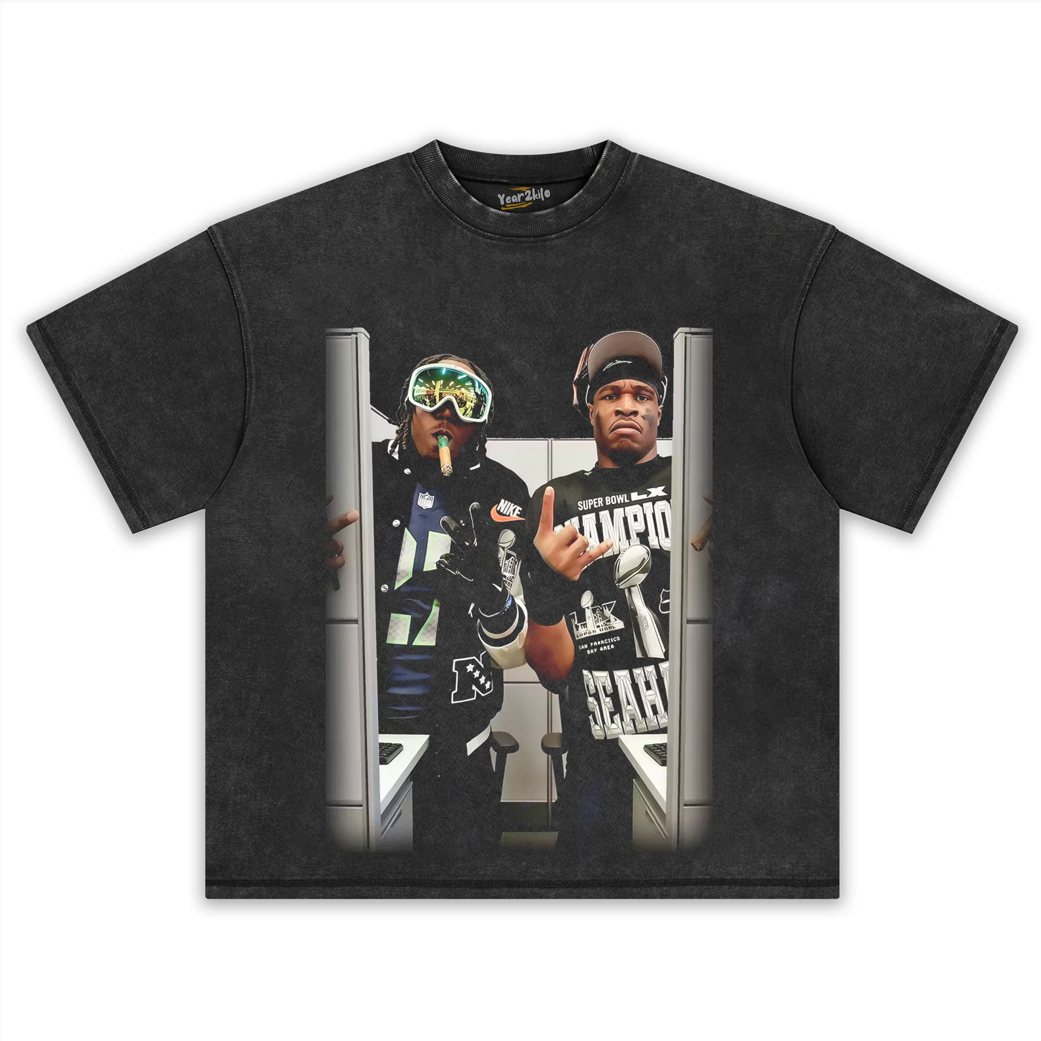SEATTLE SEAHAWKS SUPER BOWL LX CHAMPIONS VINTAGE GRAPHIC TANK TOP & TEE & LONG SLEEVE & LAYERED LS & HOODIE