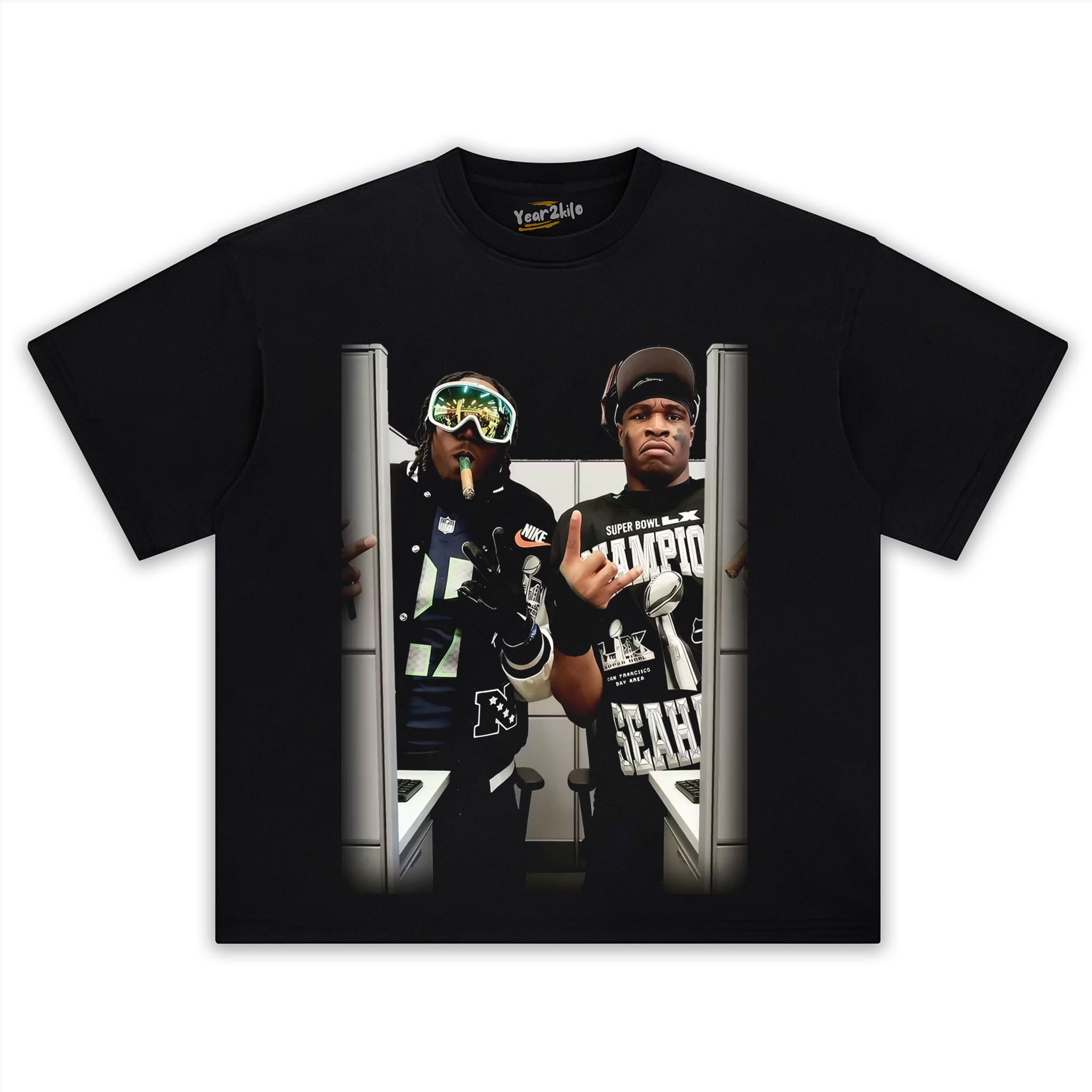 SEATTLE SEAHAWKS SUPER BOWL LX CHAMPIONS VINTAGE GRAPHIC TANK TOP & TEE & LONG SLEEVE & LAYERED LS & HOODIE