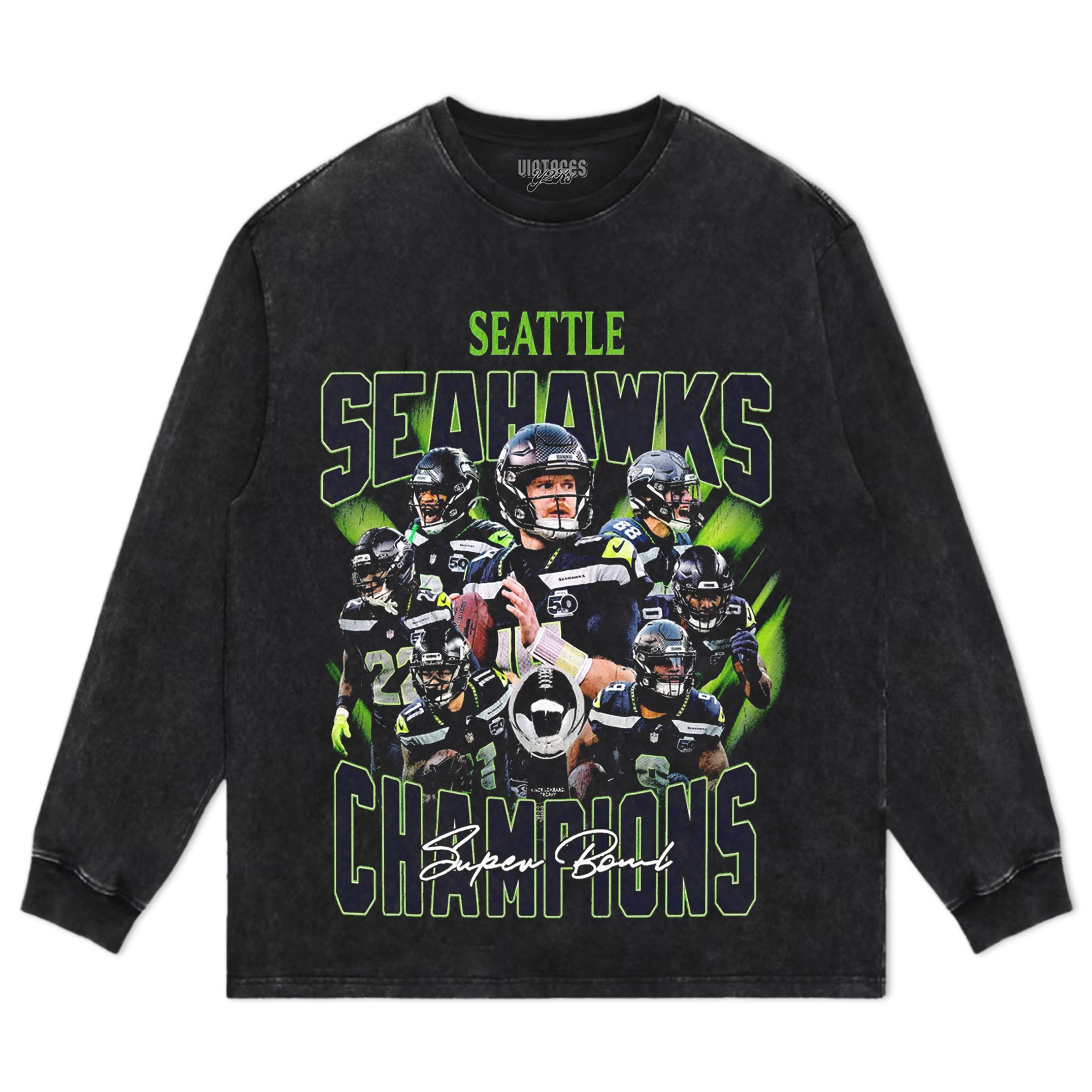 SEATTLE SEAHAWKS & SUPER BOWL LX CHAMPION TEE & LS & HOODIE