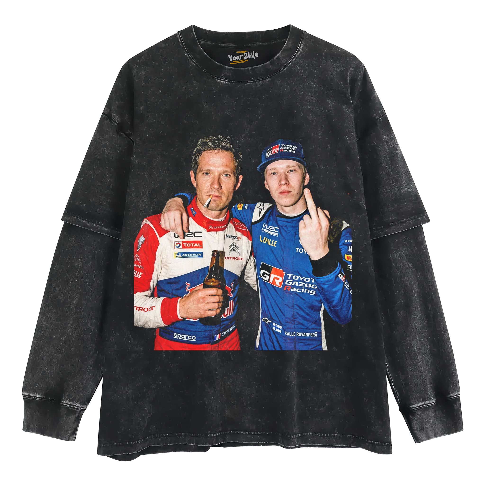 SÉBASTIEN OGIER & KALLE ROVANPERÄ 2026 SECTO RALLY FINLAND｜WRC V1 TANK TOP & TEE & LONG SLEEVE & LAYERED LS & HOODIE