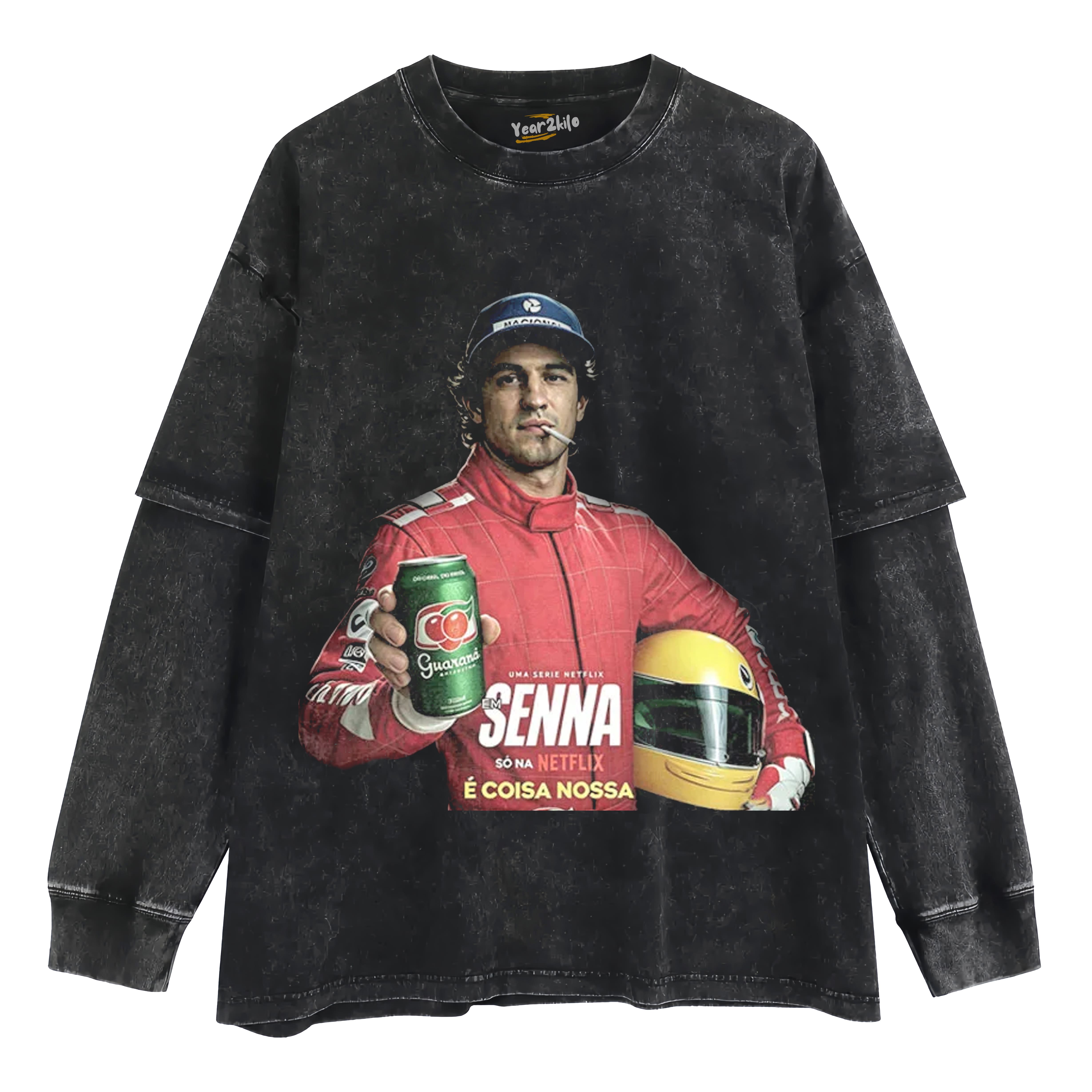 SENNA F1 LEGEND TANK TOP & TEE & LONG SLEEVE & LAYERED LS & HOODIE