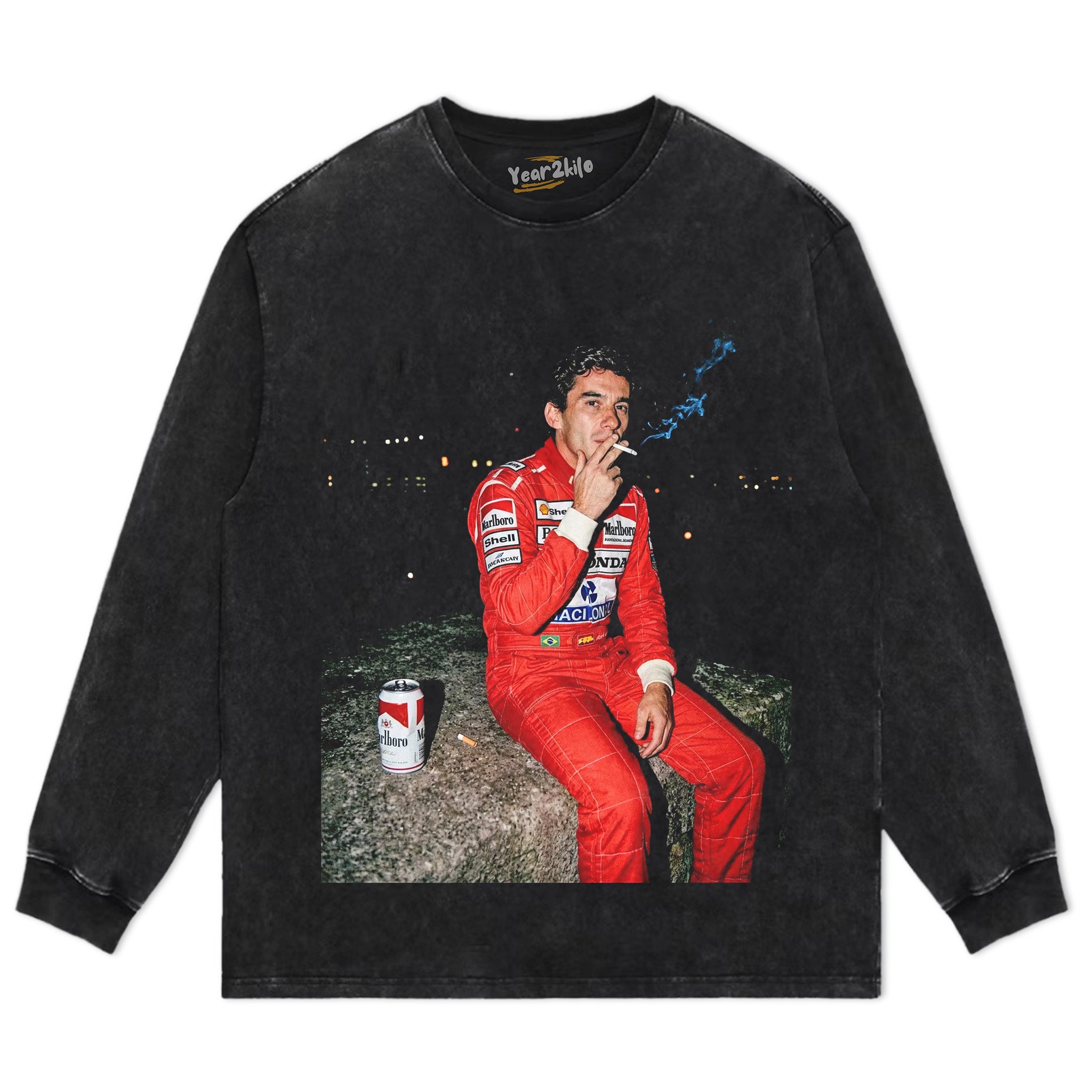 SENNA F1 LEGEND VQ TANK TOP & TEE & LONG SLEEVE & LAYERED LS & HOODIE