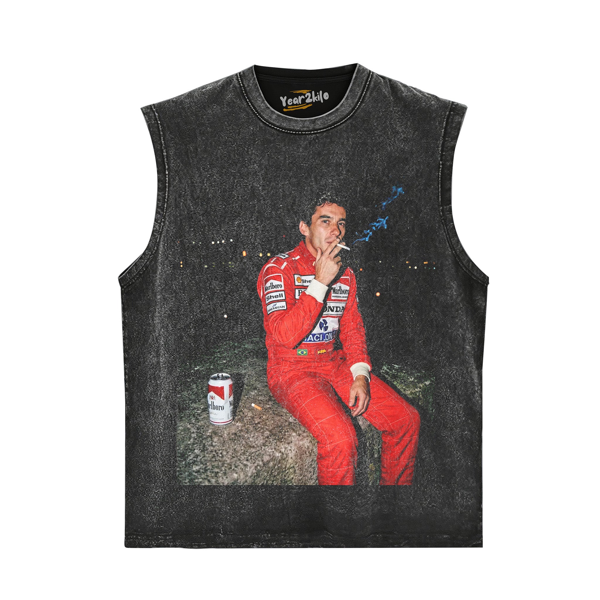 SENNA F1 LEGEND VQ TANK TOP & TEE & LONG SLEEVE & LAYERED LS & HOODIE