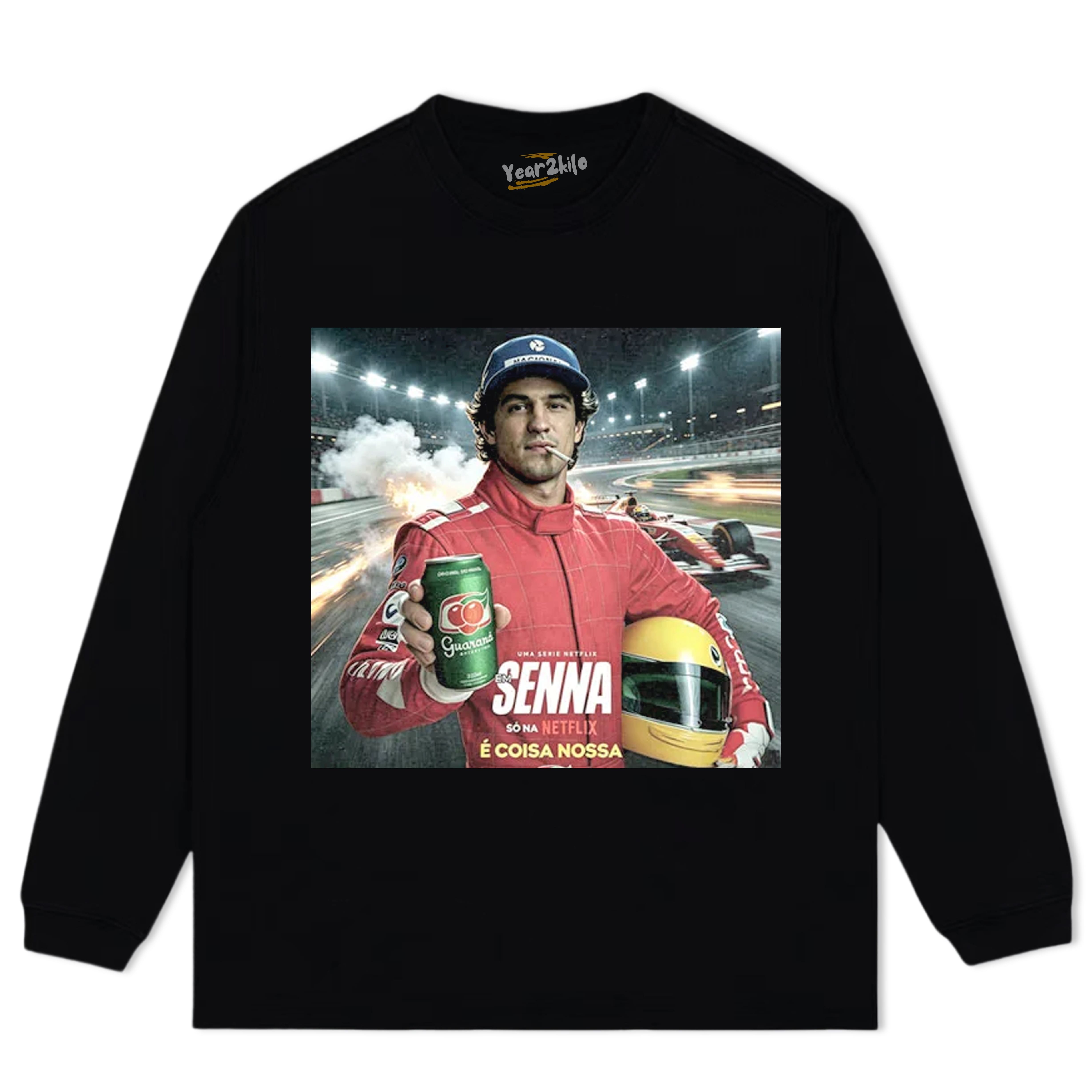 SENNA F1 LEGEND V1 TANK TOP & TEE & LONG SLEEVE & LAYERED LS & HOODIE