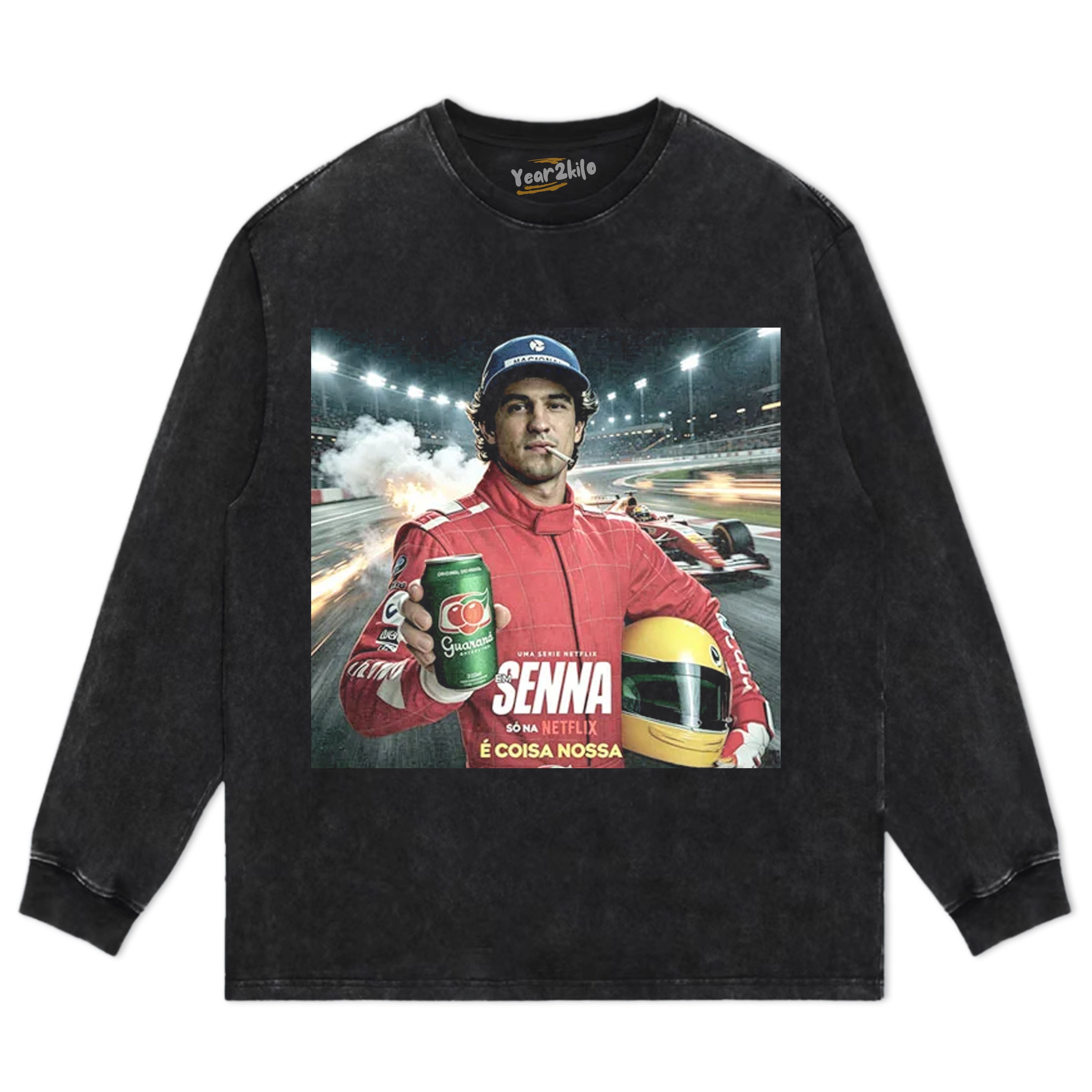 SENNA F1 LEGEND V1 TANK TOP & TEE & LONG SLEEVE & LAYERED LS & HOODIE