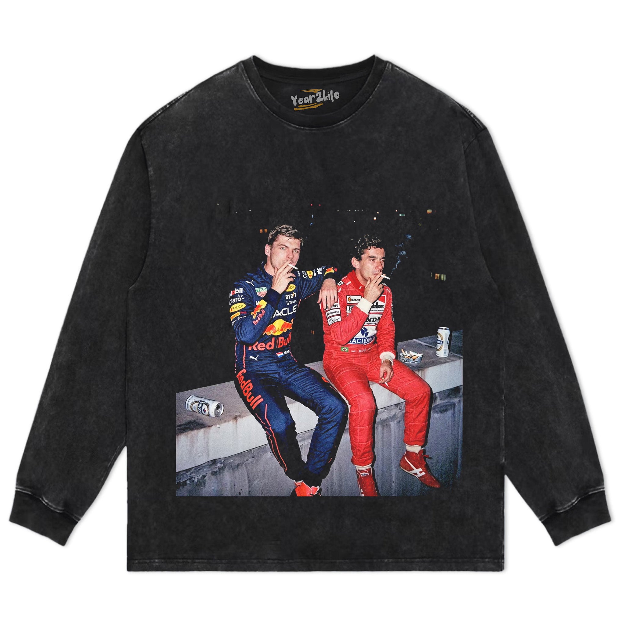SENNA & MAX VERSTAPPEN F1 LEGEND TANK TOP & TEE & LONG SLEEVE & LAYERED LS & HOODIE