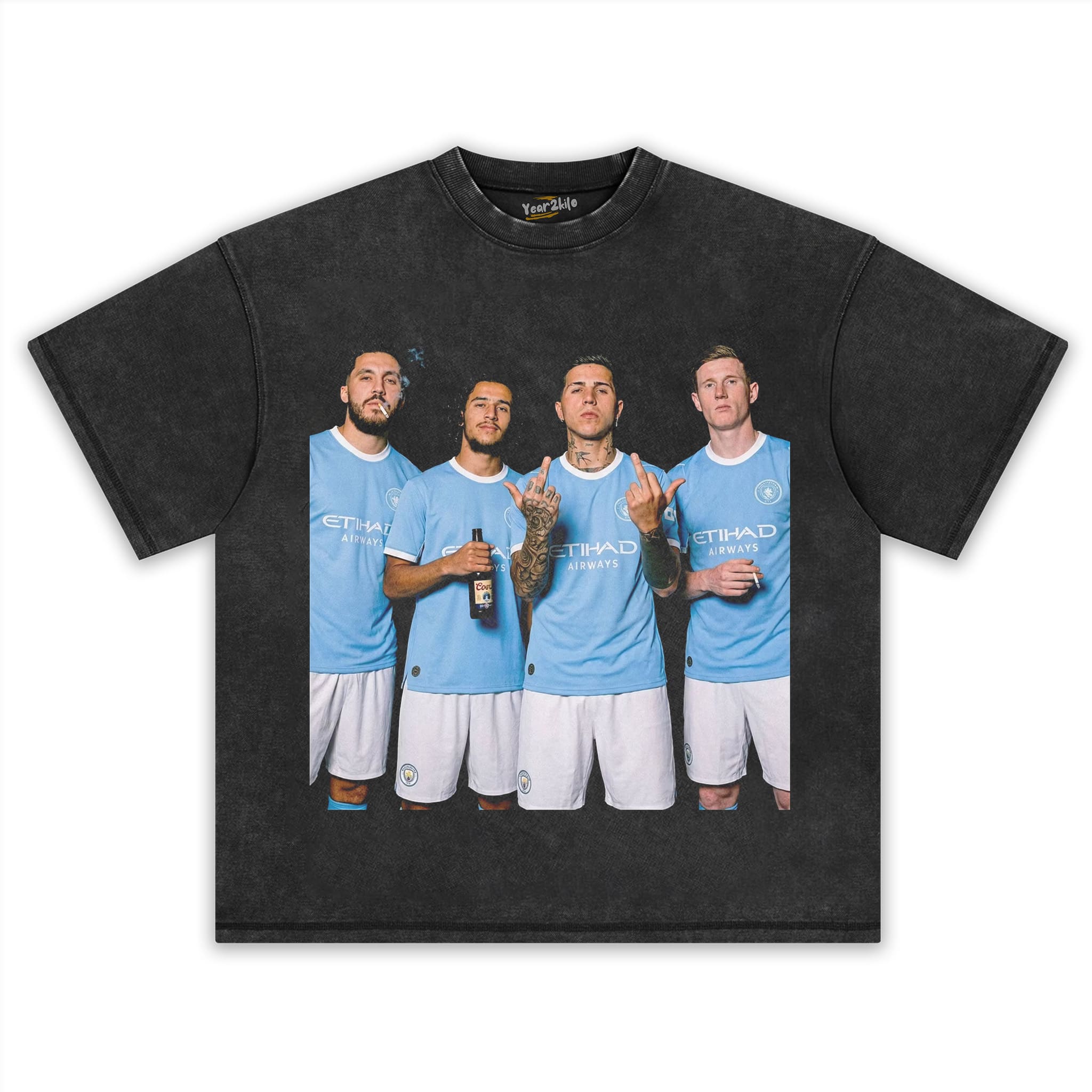SERGIO AGÜERO & PHIL FODEN & ENZO FERNÁNDEZ & KEVIN DE BRUYNE MAN CITY TANK TOP & TEE & LONG SLEEVE & LAYERED LS & HOODIE