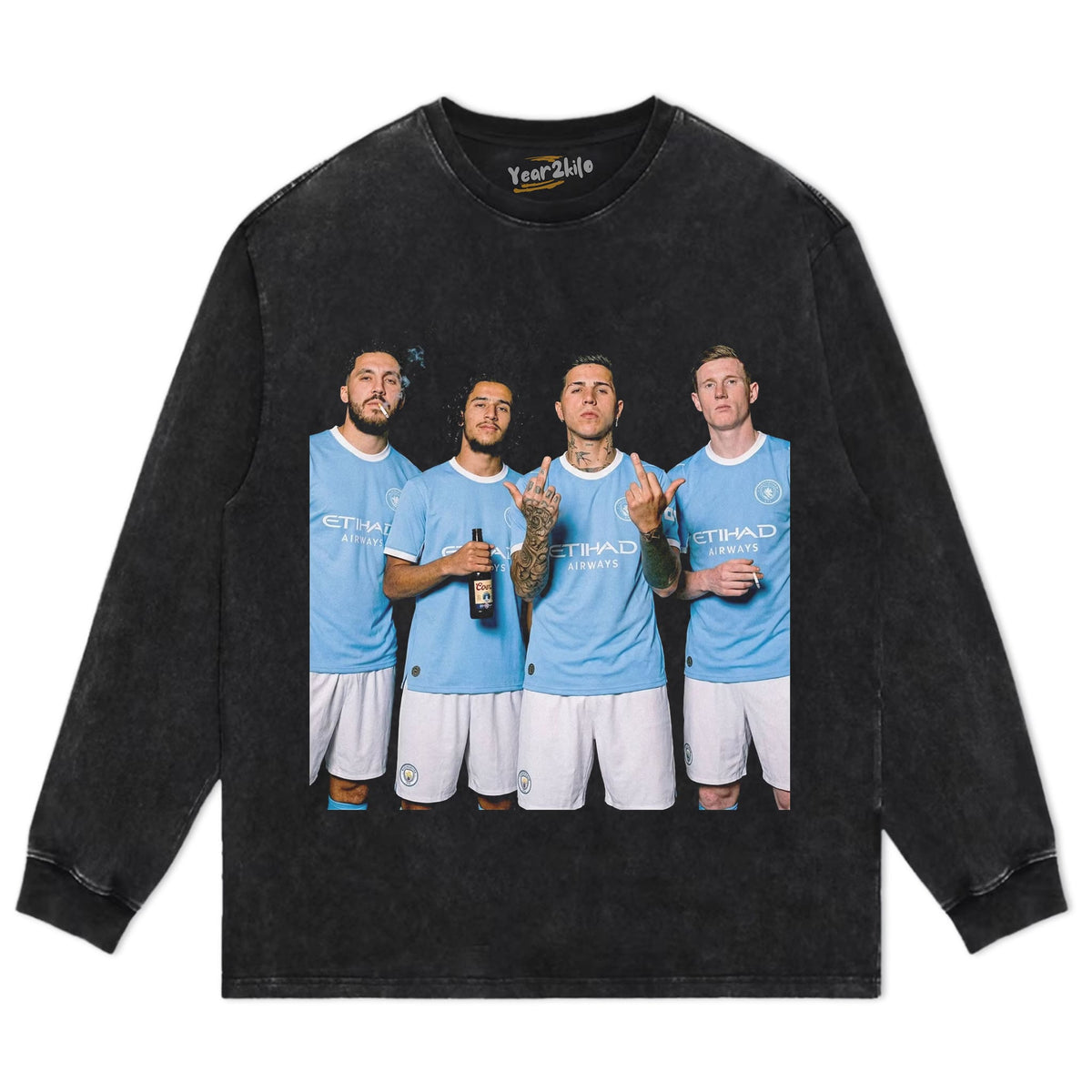 SERGIO AGÜERO & PHIL FODEN & ENZO FERNÁNDEZ & KEVIN DE BRUYNE MAN CITY TANK TOP & TEE & LONG SLEEVE & LAYERED LS & HOODIE