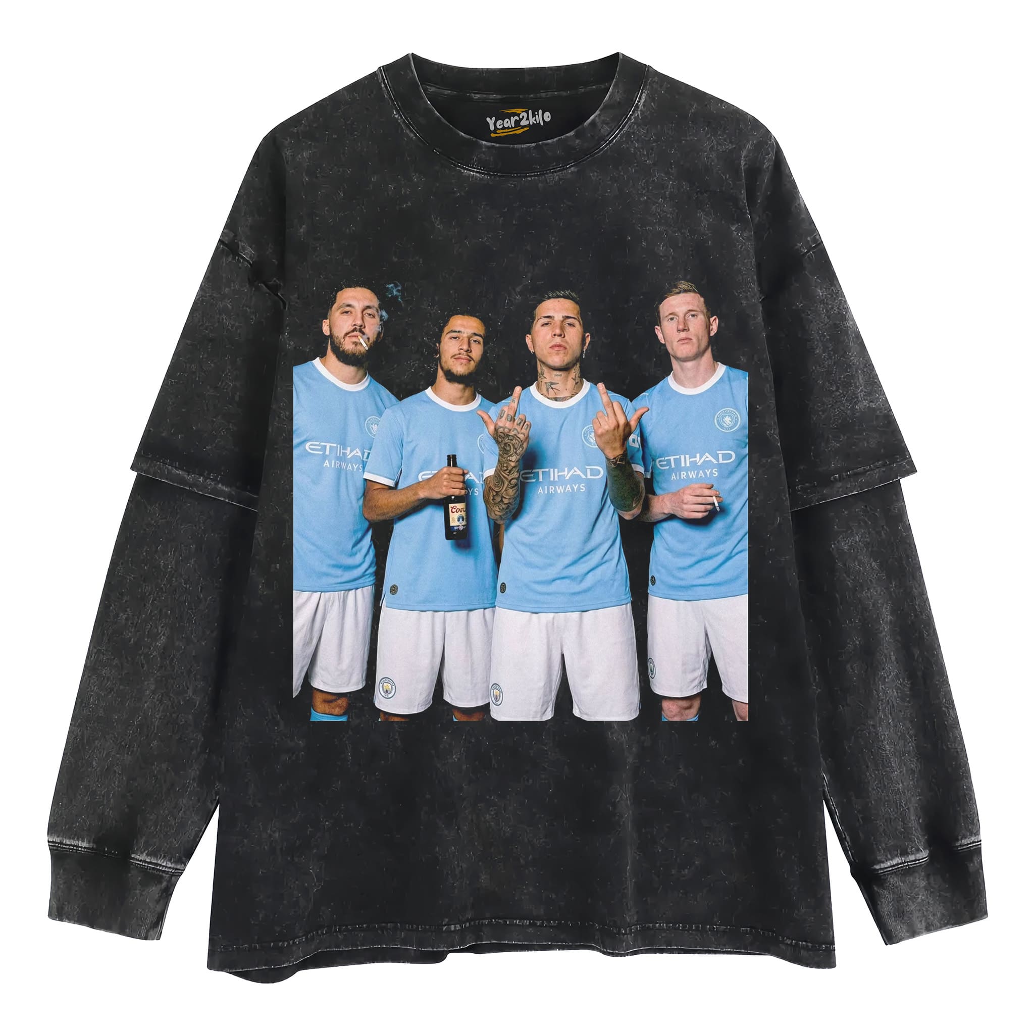 SERGIO AGÜERO & PHIL FODEN & ENZO FERNÁNDEZ & KEVIN DE BRUYNE MAN CITY TANK TOP & TEE & LONG SLEEVE & LAYERED LS & HOODIE