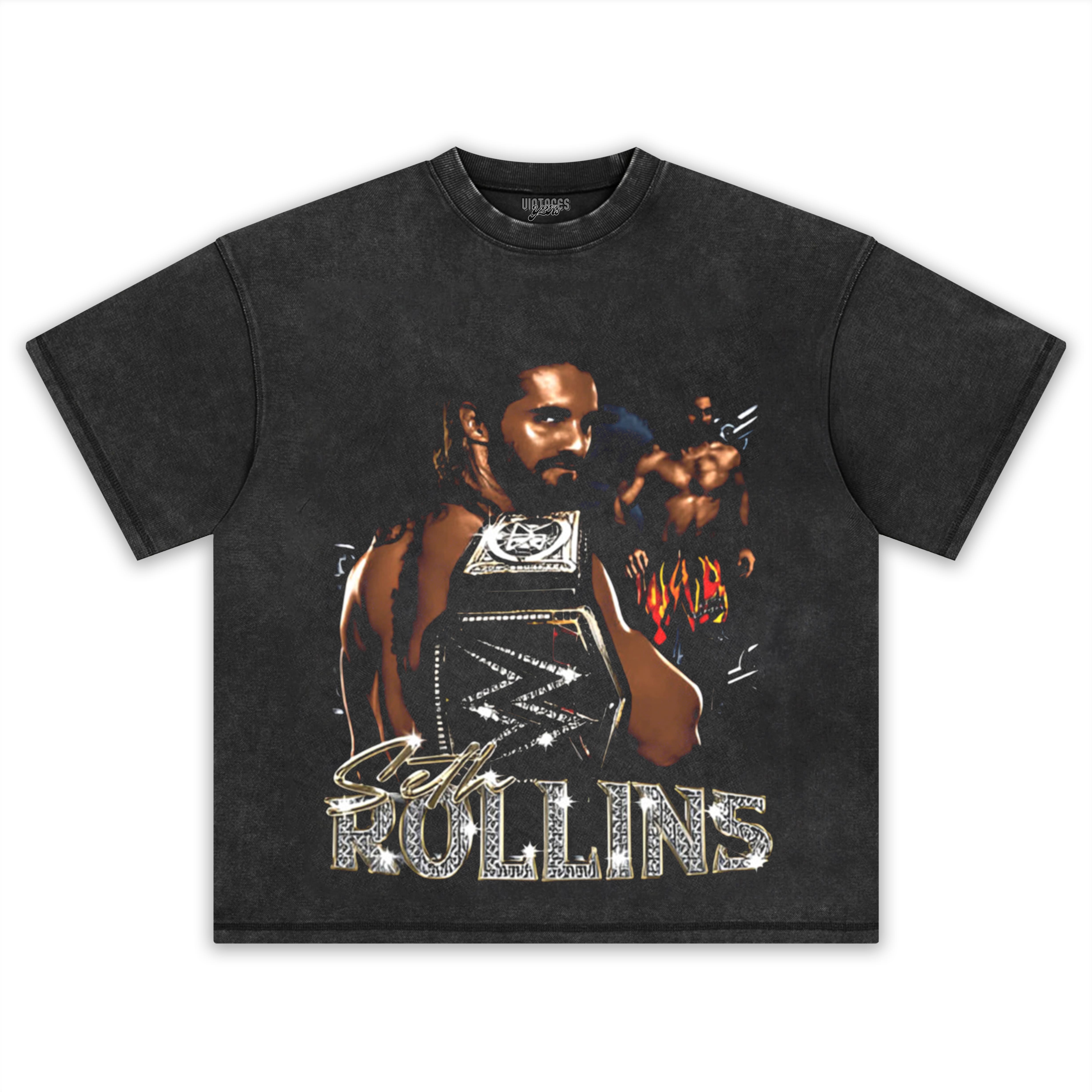 SETH ROLLINS VINTAGE COLLAGE TEE & LS & HOODIE