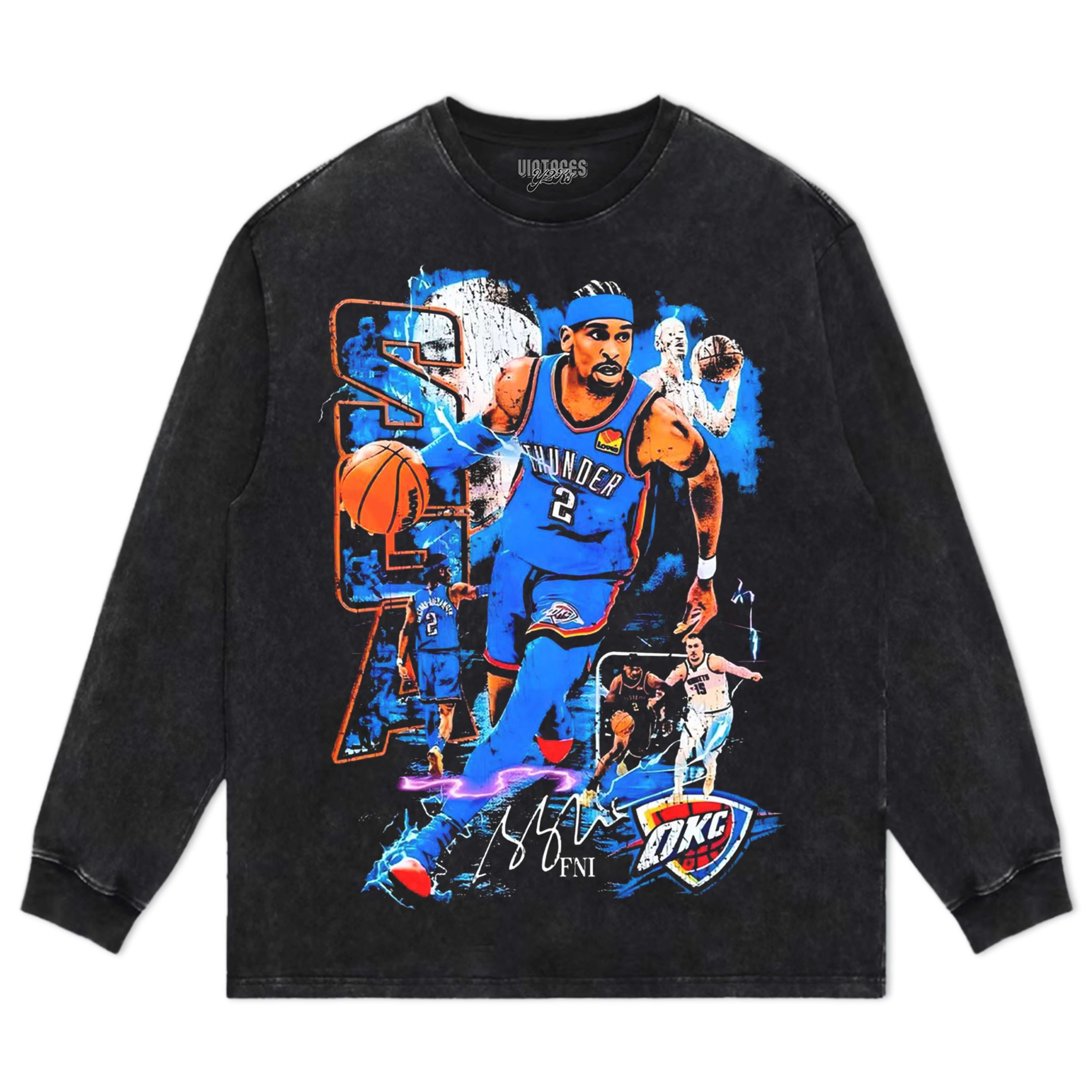 SGA & OKLAHOMA CITY THUNDER V8 TEE & LS & HOODIE