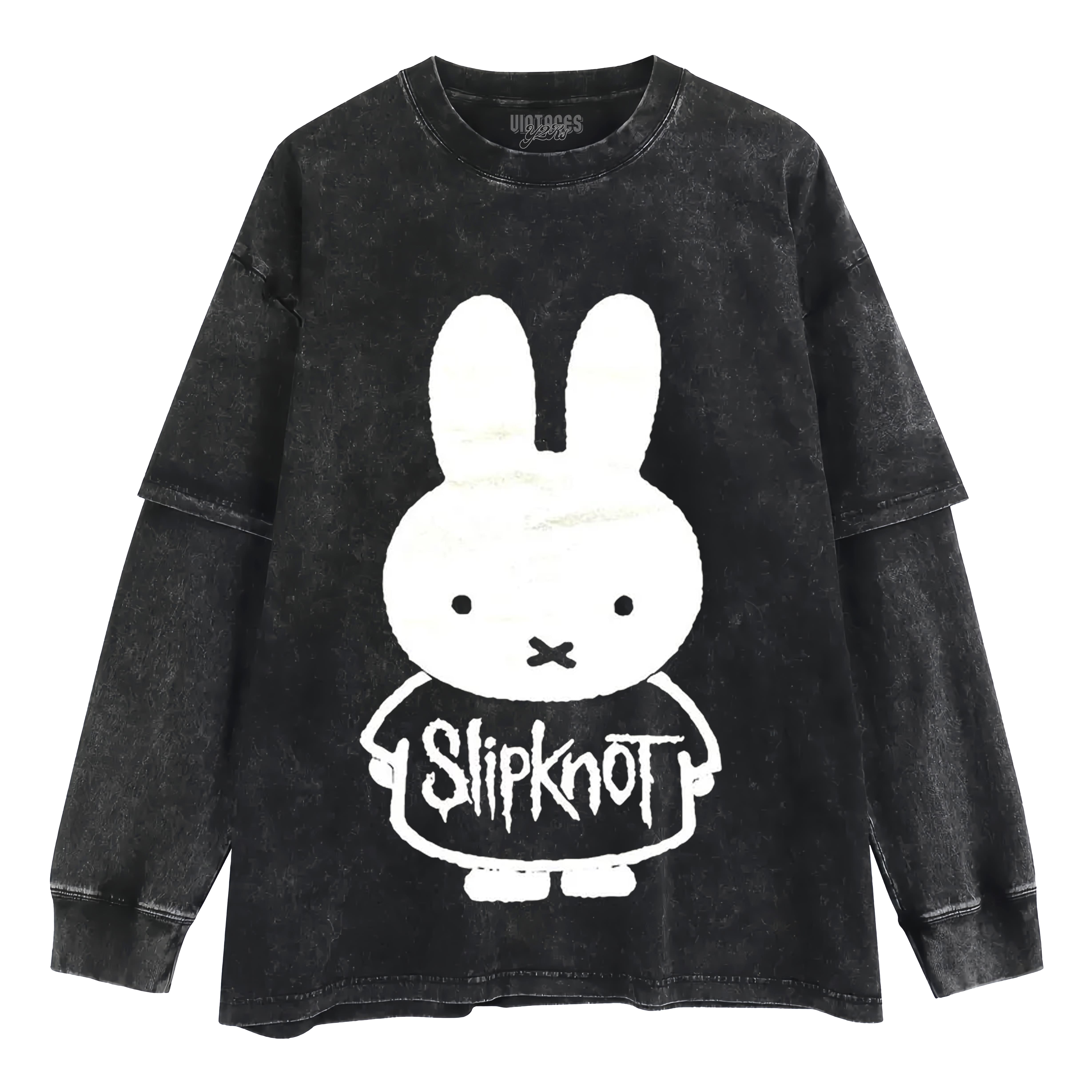 SLIPKNOT MIFFY CUTE EMO LAYERED LONG SLEEVE