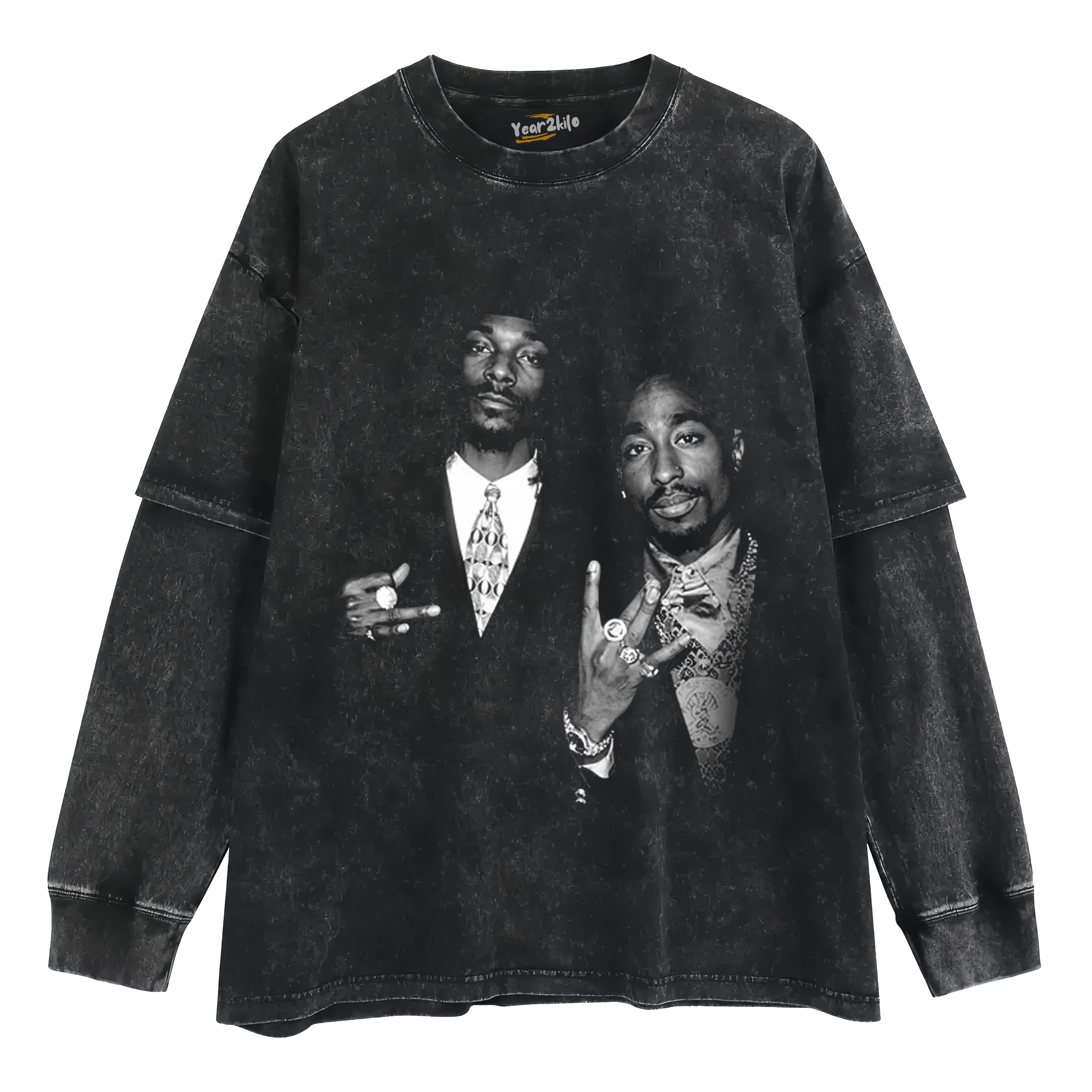 SNOOP DOGG & TUPAC TANK TOP & TEE & LONG SLEEVE & LAYERED LS & HOODIE