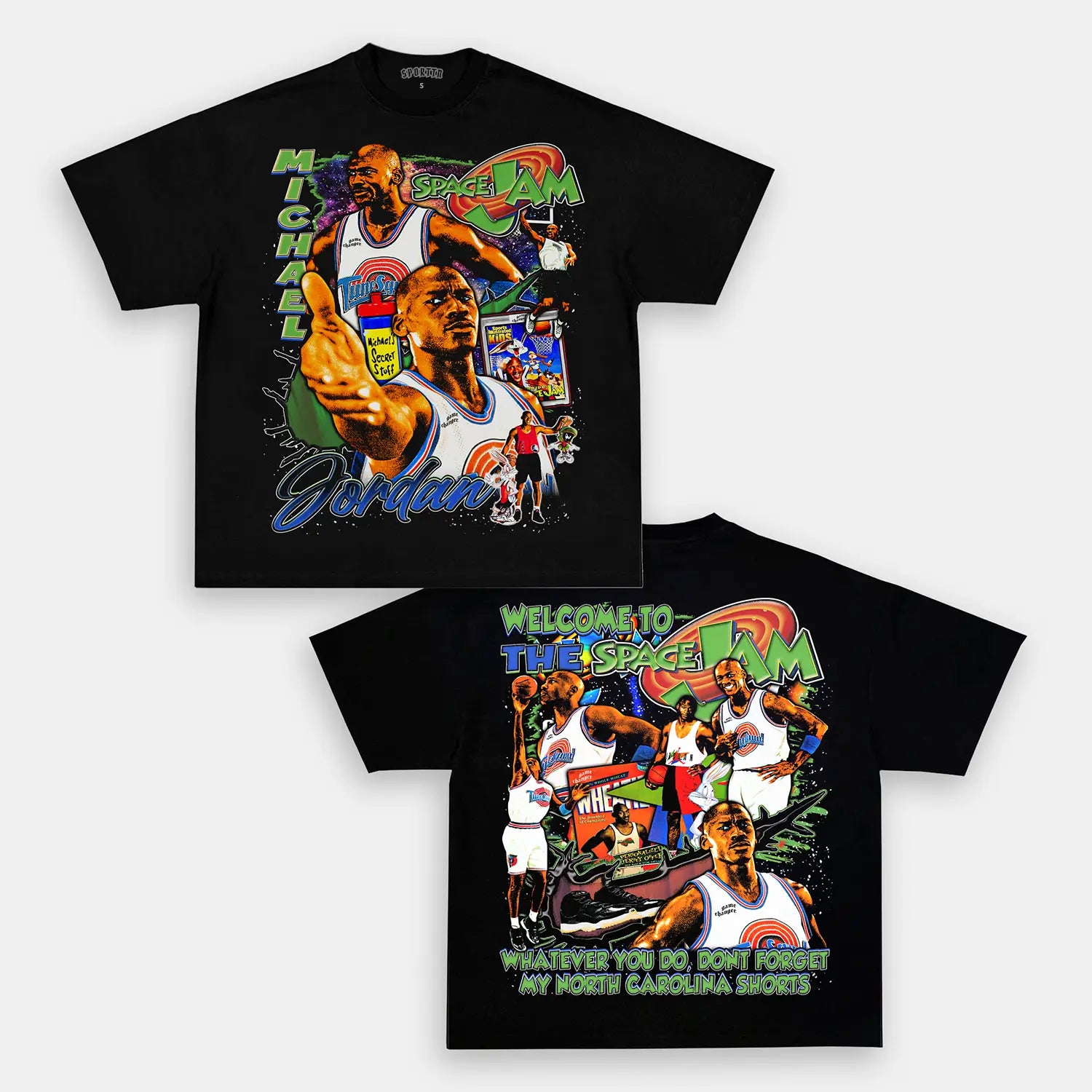SPACE JAM JORDAN TEE - Y2K VINTAGES