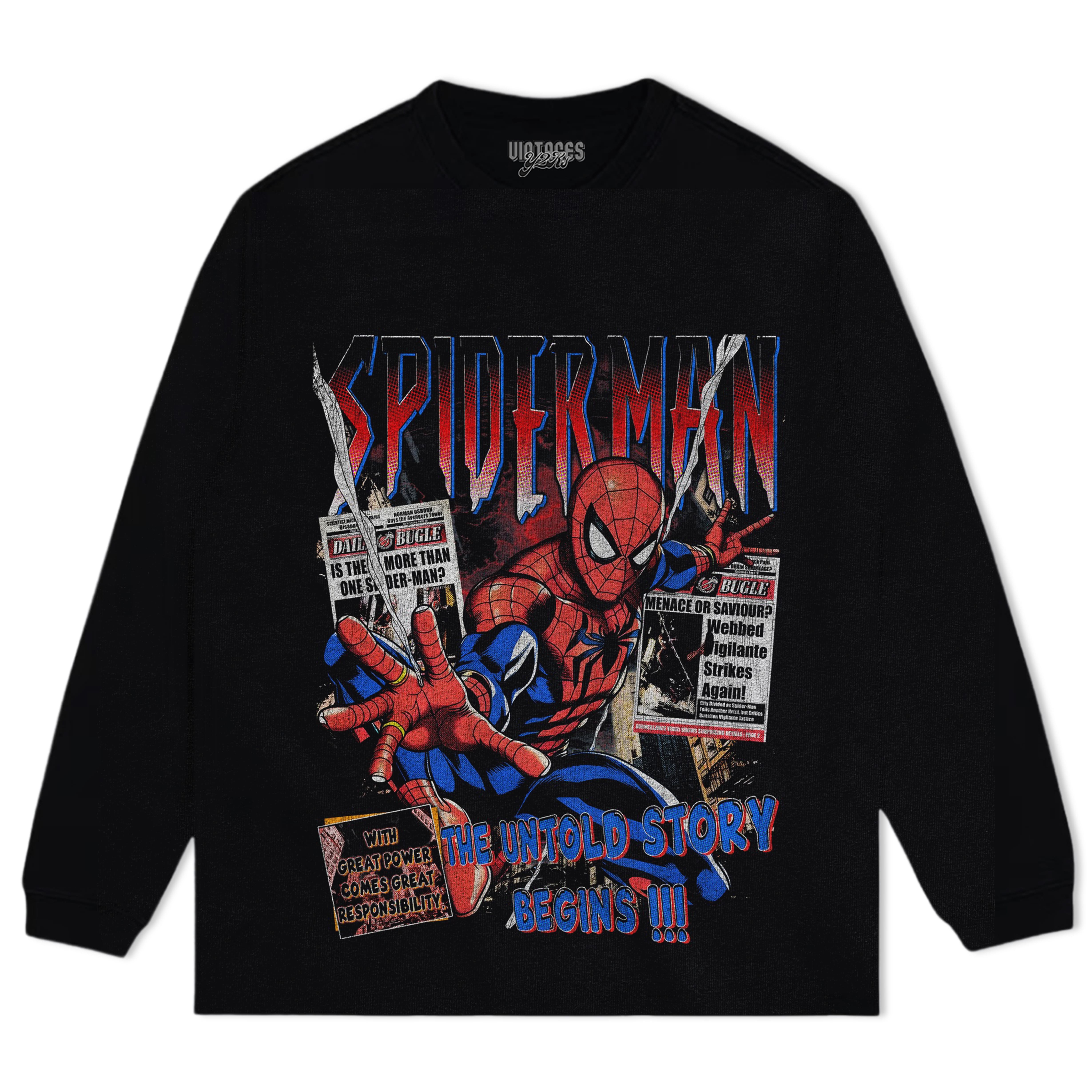 SPIDER-MAN VINTAGE 2026 V2 TEE & LS & HOODIE