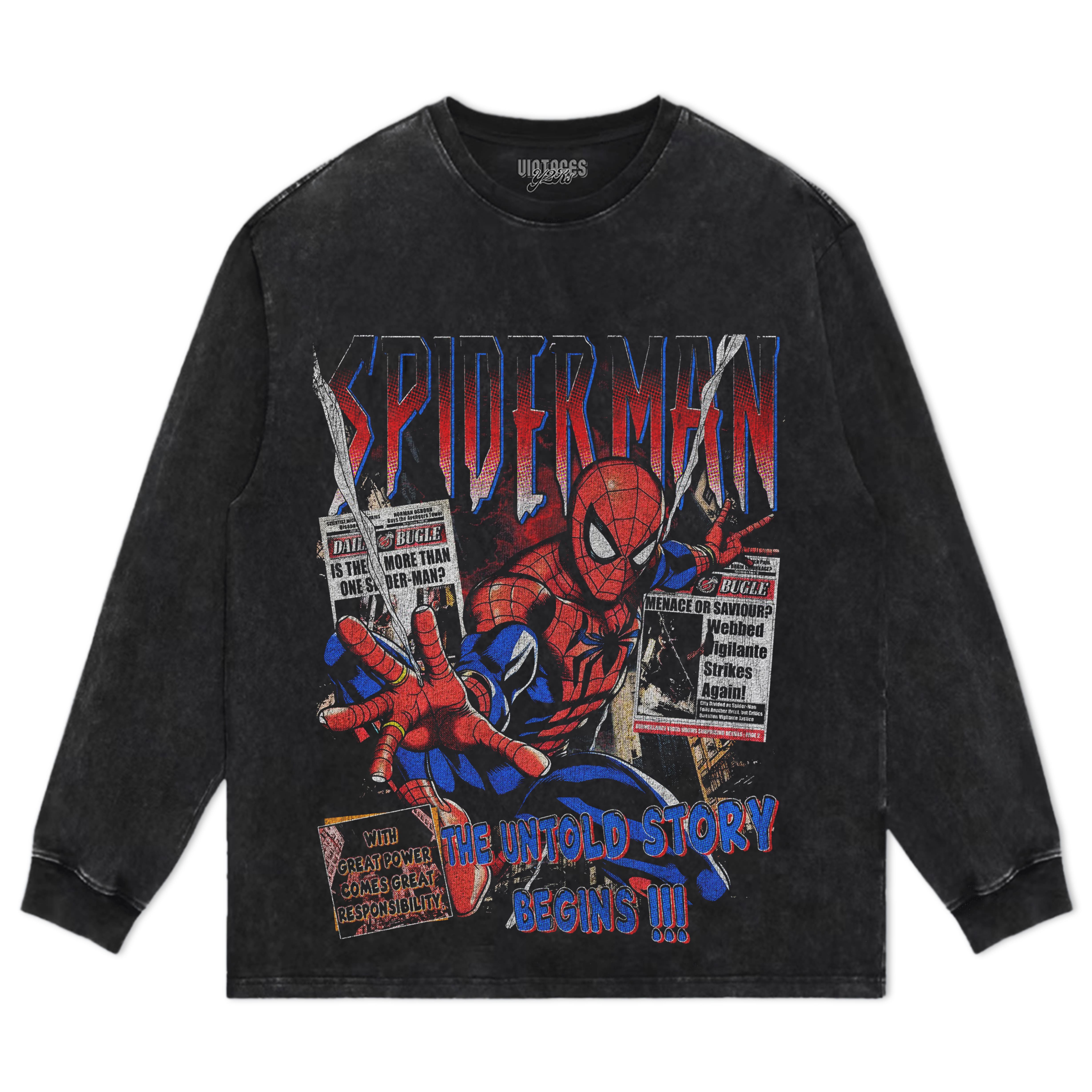 SPIDER-MAN VINTAGE 2026 V2 TEE & LS & HOODIE