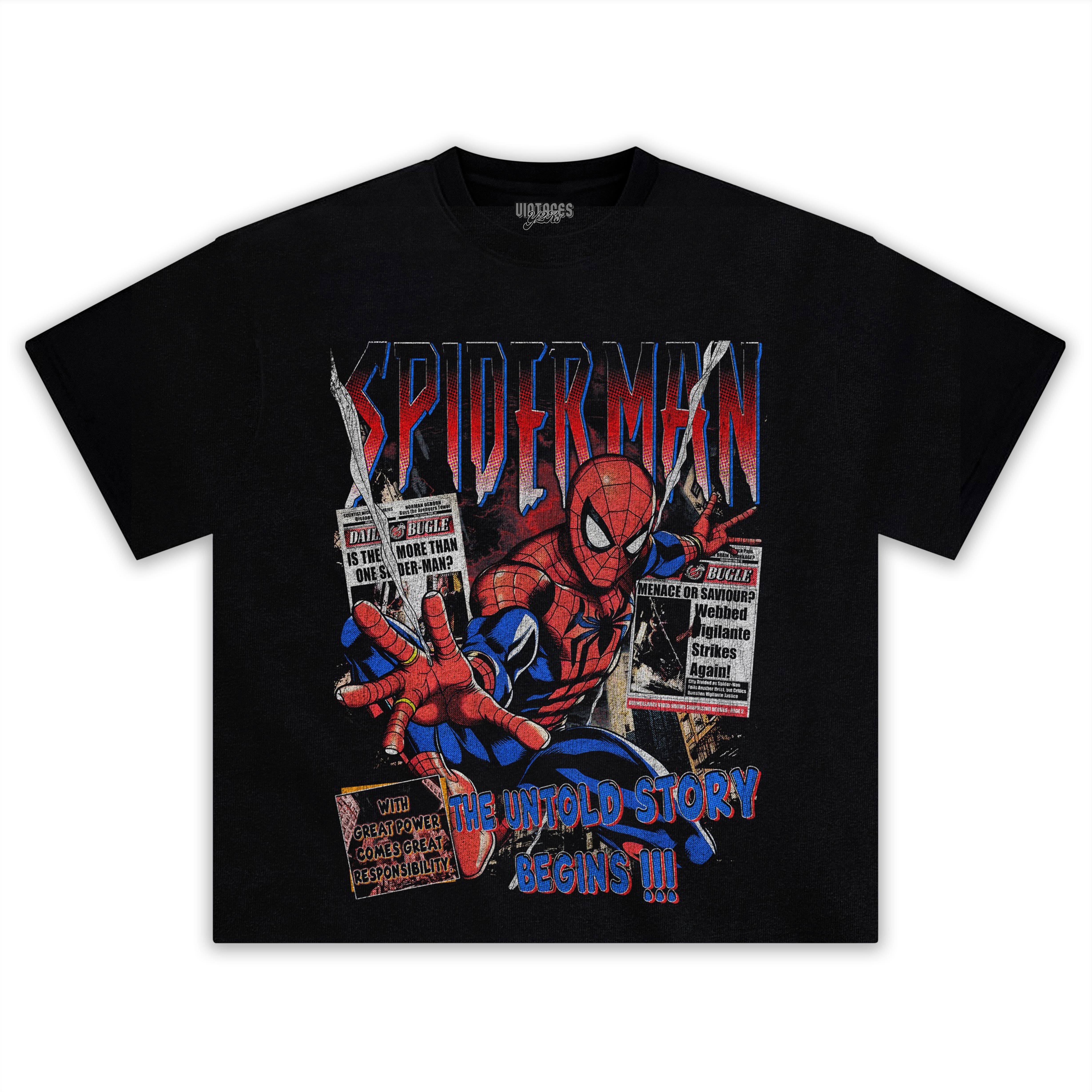 SPIDER-MAN VINTAGE 2026 V2 TEE & LS & HOODIE