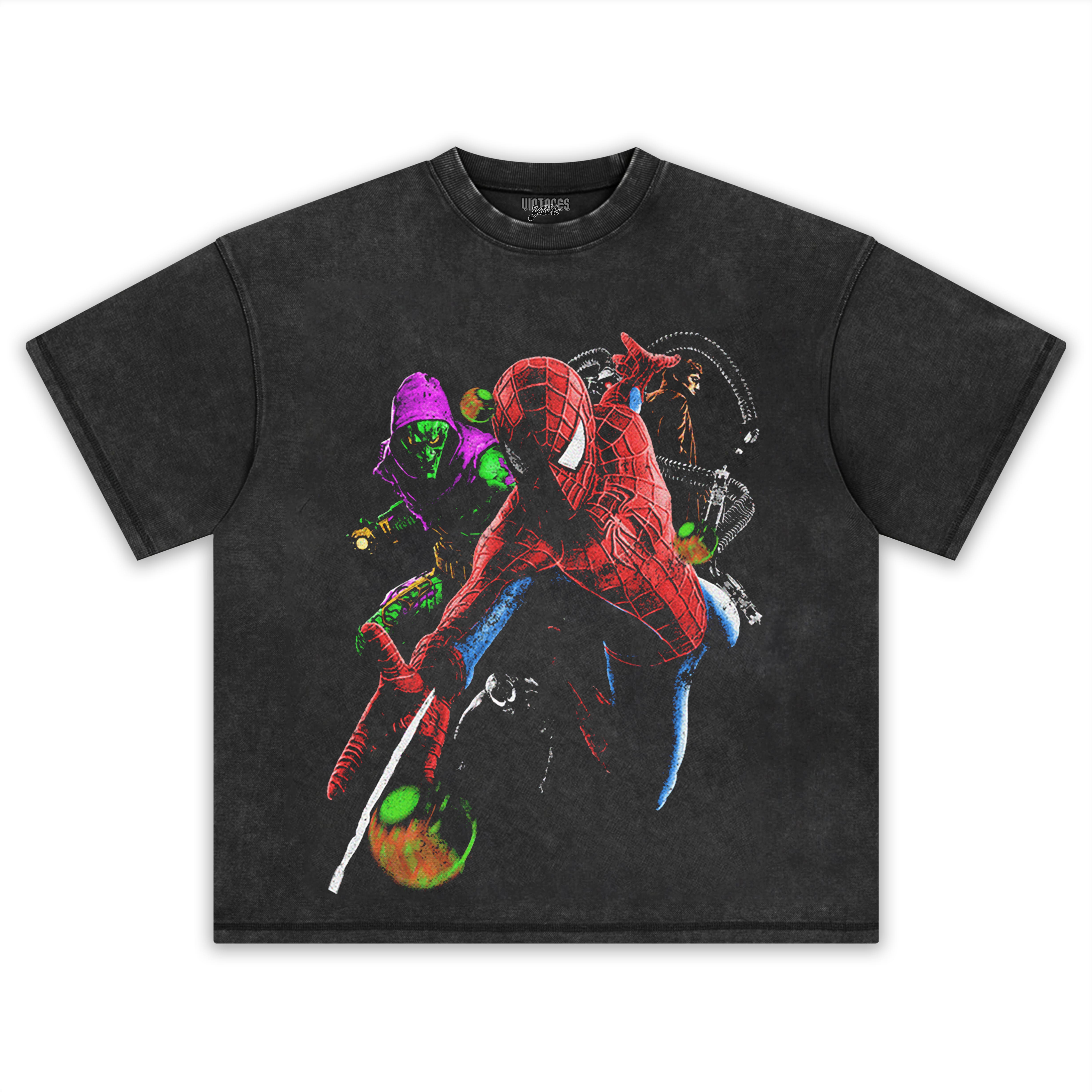 SPIDER-MAN VINTAGE V2 TEE & LS & HOODIE