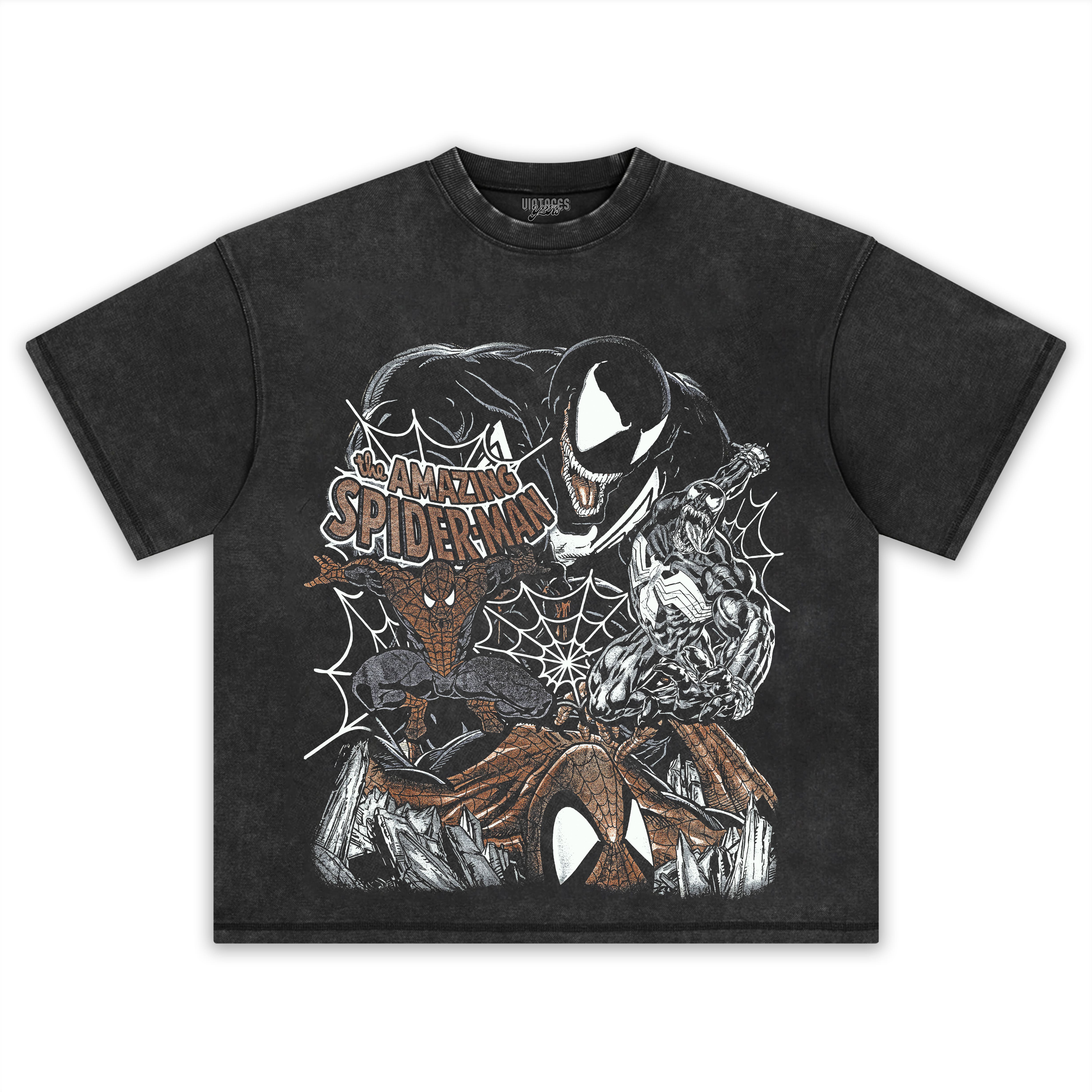 SPIDER-MAN & VENOM IS BACK VINTAGE TEE & LS & HOODIE