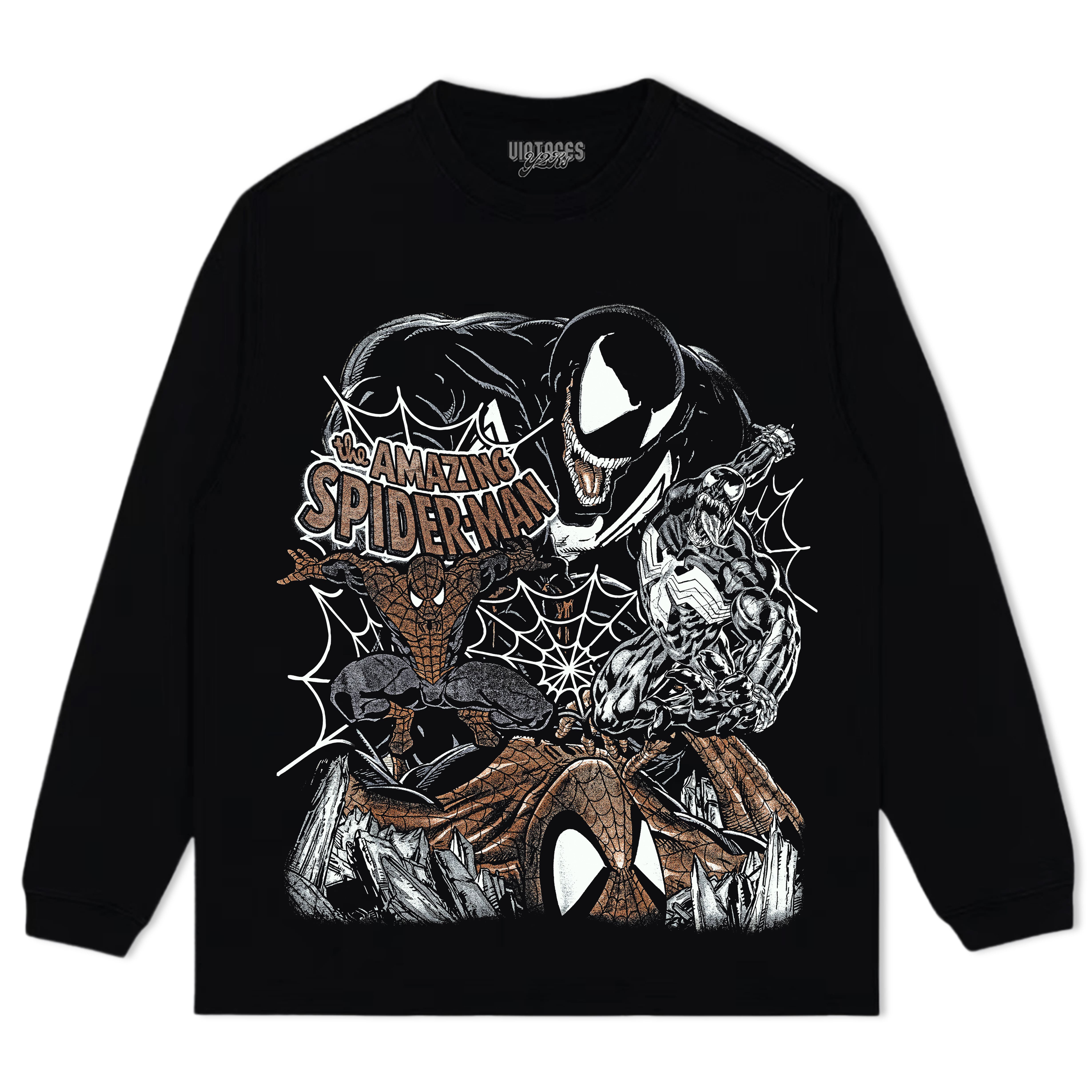 SPIDER-MAN & VENOM IS BACK VINTAGE TEE & LS & HOODIE
