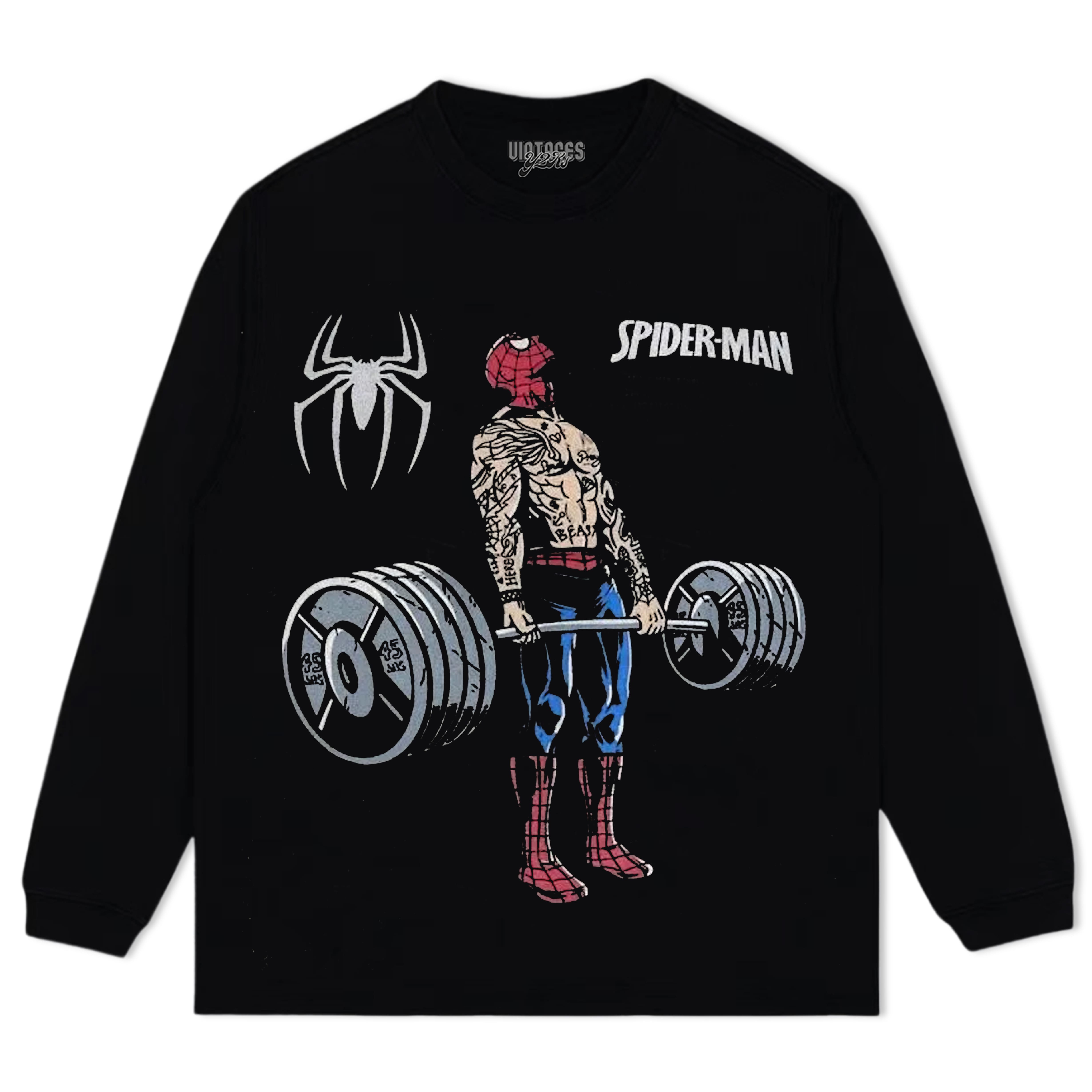 SPIDER MAN GYM-WORKOUT TEE & LS & HOODIE