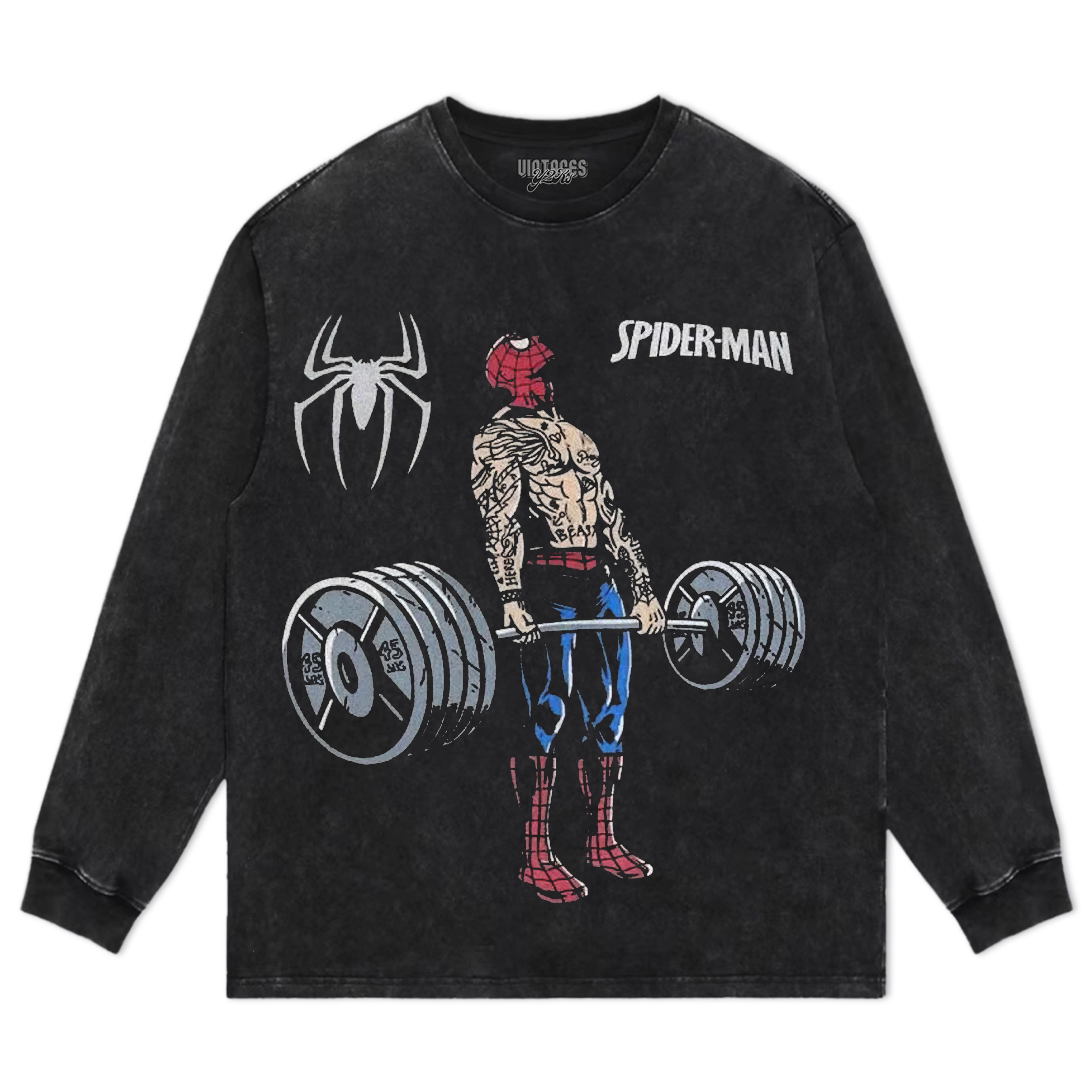 SPIDER MAN GYM-WORKOUT TEE & LS & HOODIE