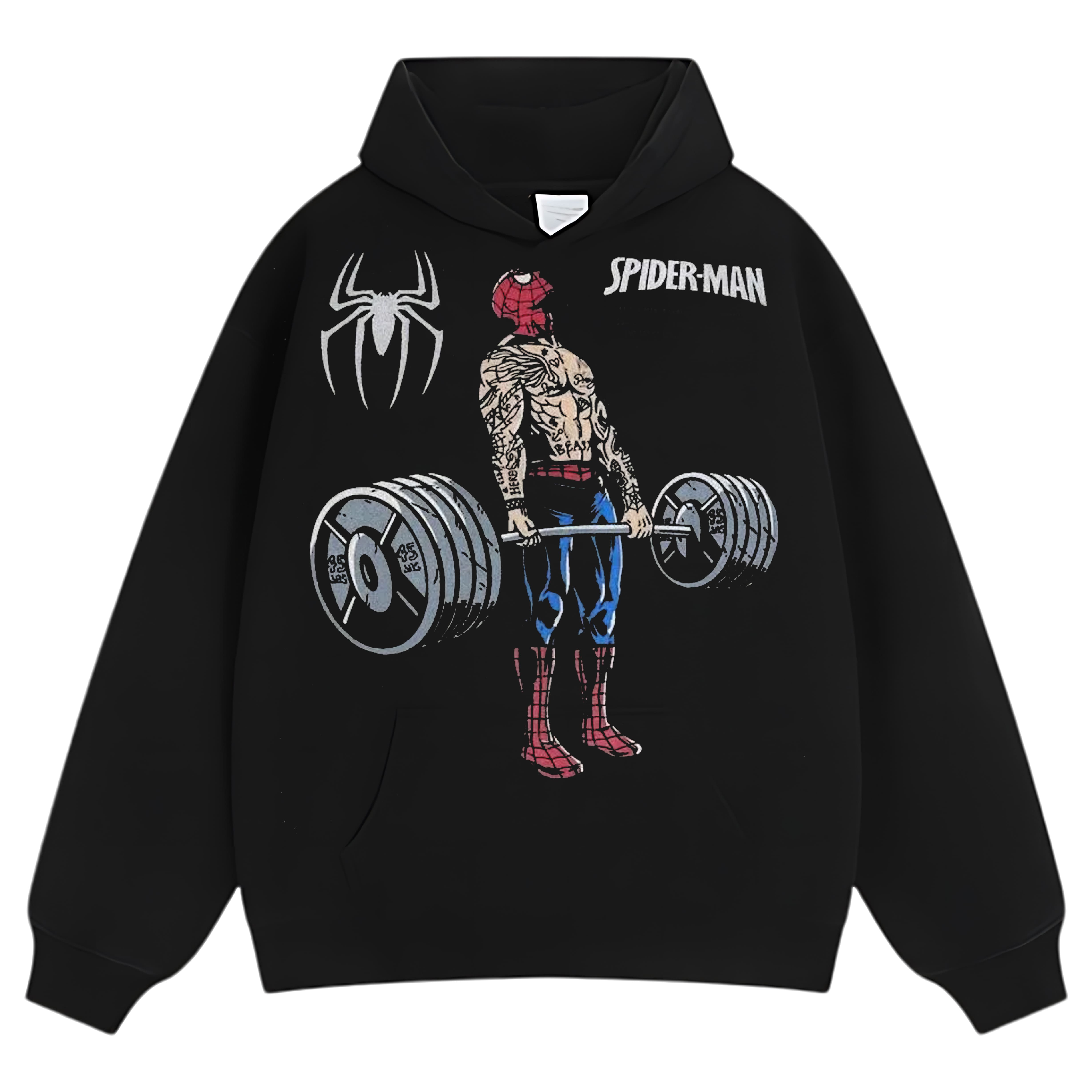 SPIDER MAN GYM-WORKOUT TEE & LS & HOODIE