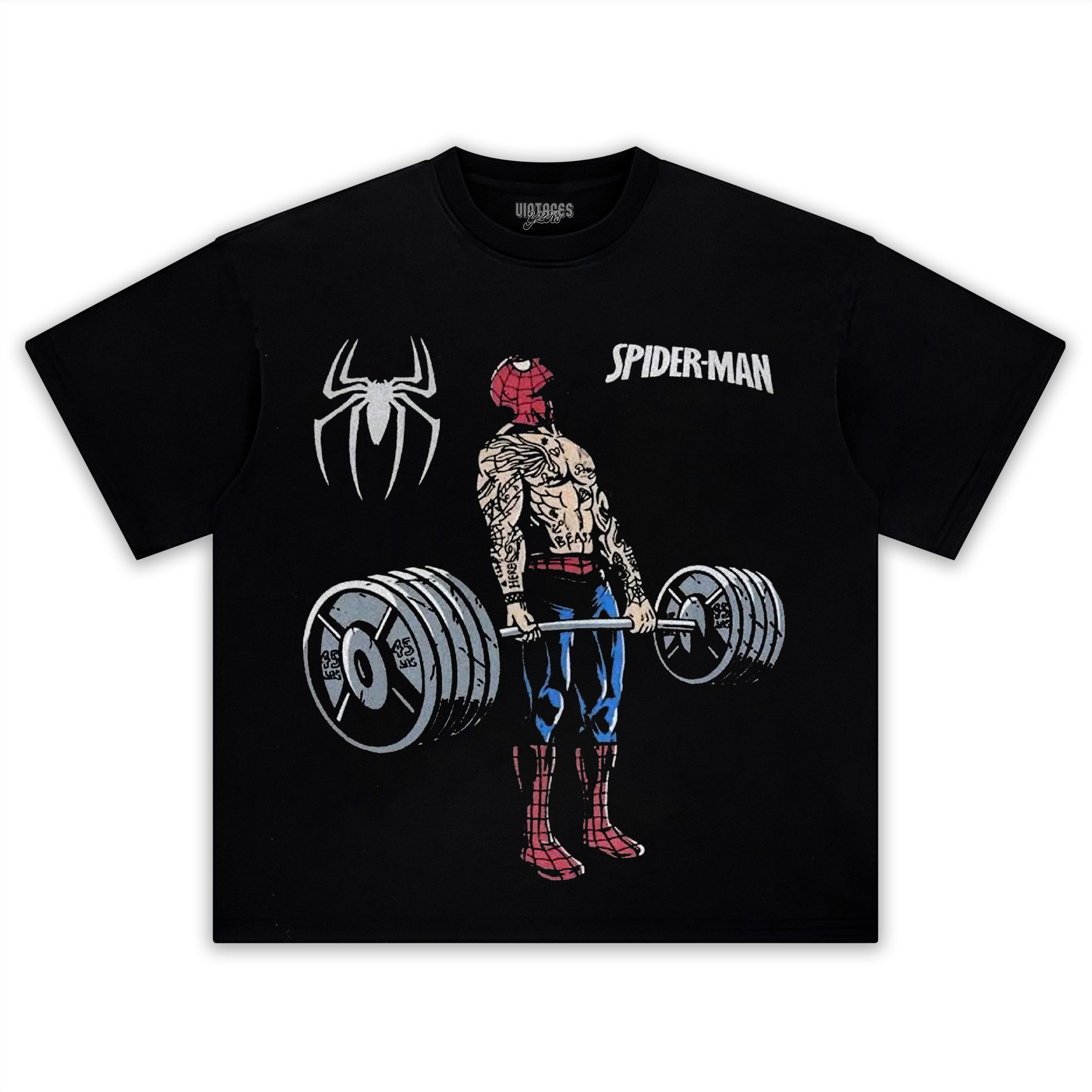 SPIDER MAN GYM-WORKOUT TEE & LS & HOODIE