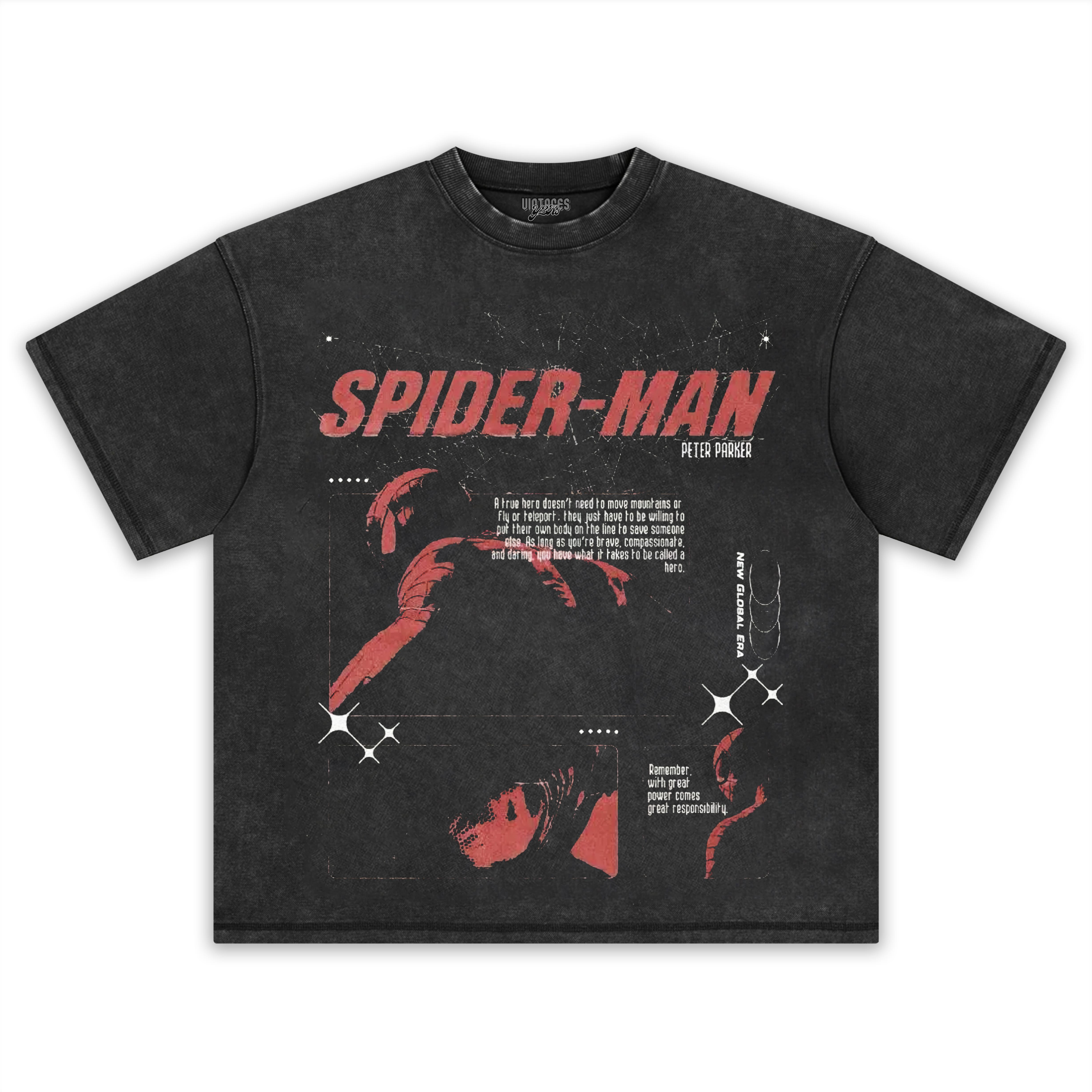 SPIDER MAN VINTAGE TEE & LS & HOODIE