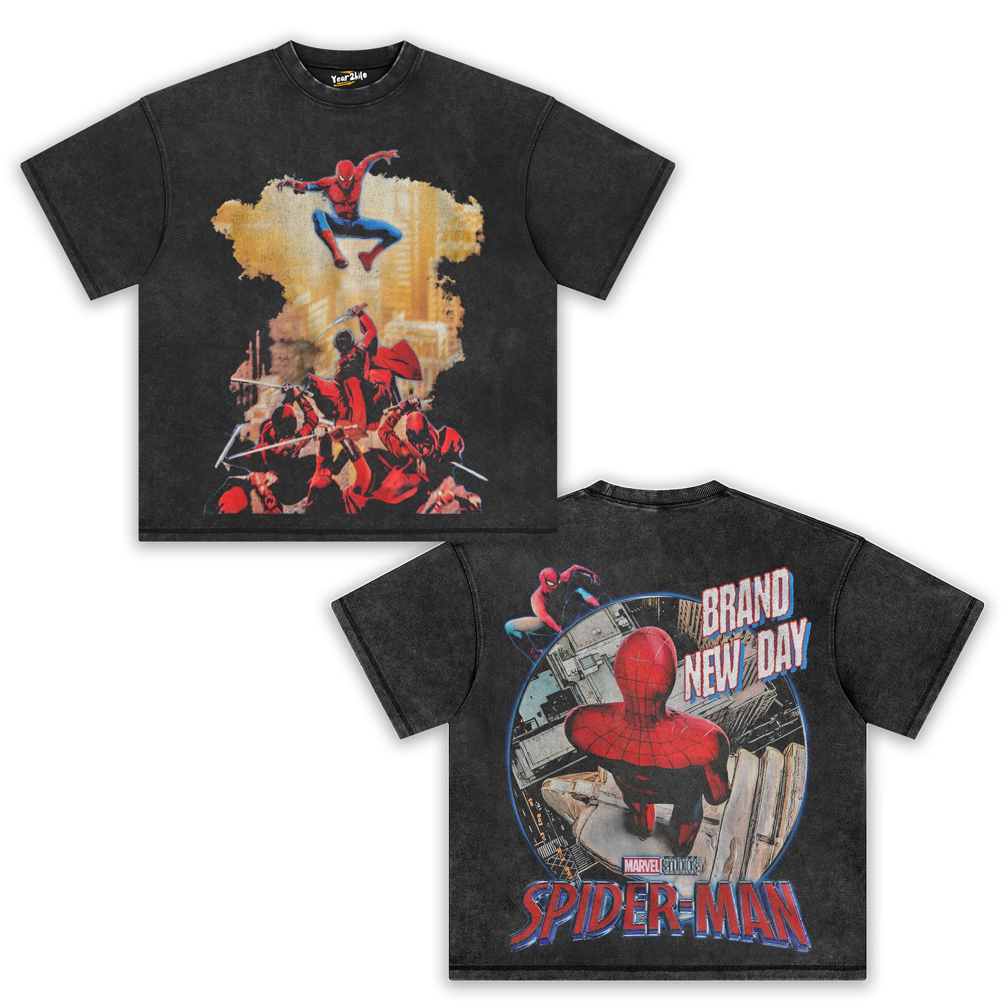 SPIDEY MULTI PRINT TANK TOP & TEE