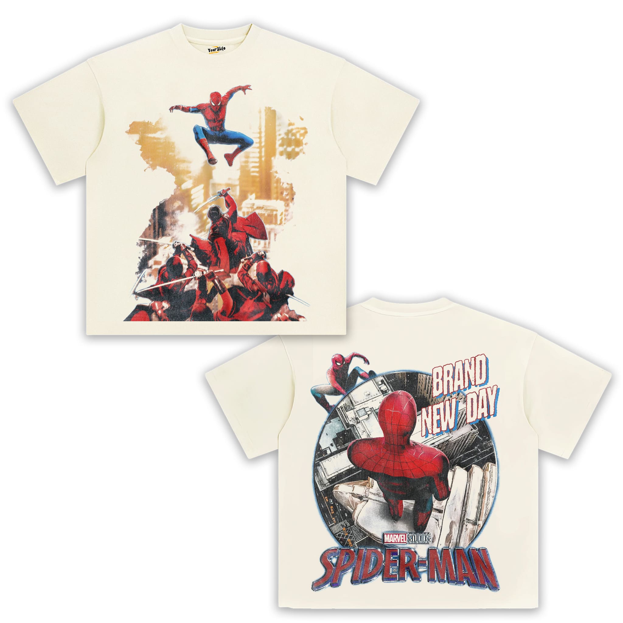 SPIDEY MULTI PRINT TANK TOP & TEE